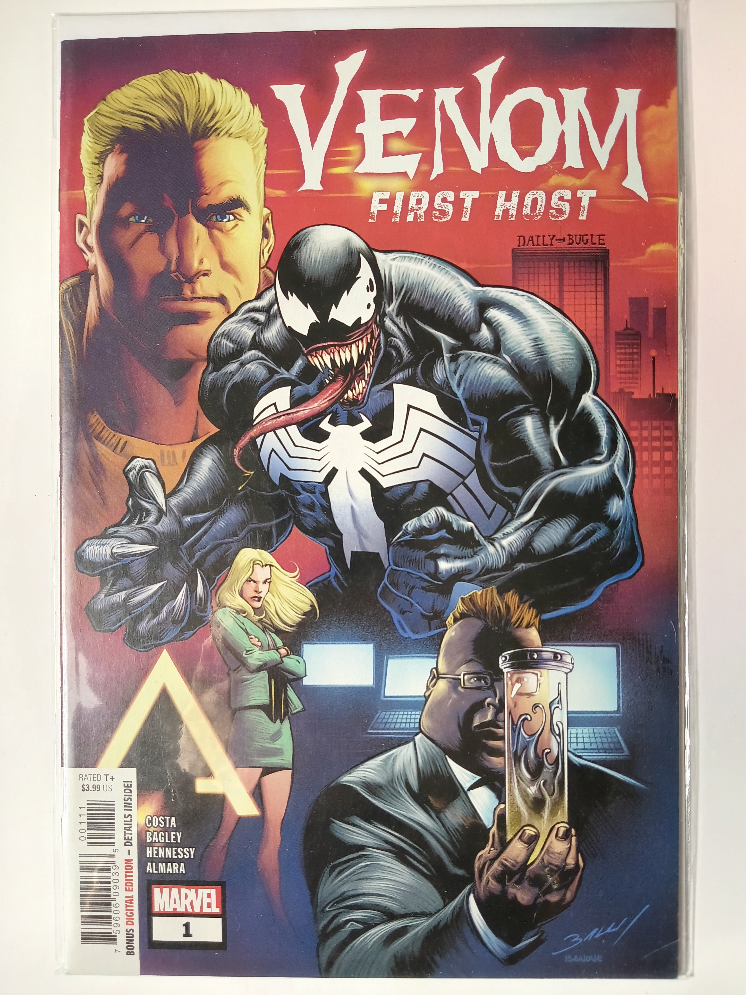 Venom First Host #1 Marvel Comic Book 2018 in Great Condition Bagged and Boarded