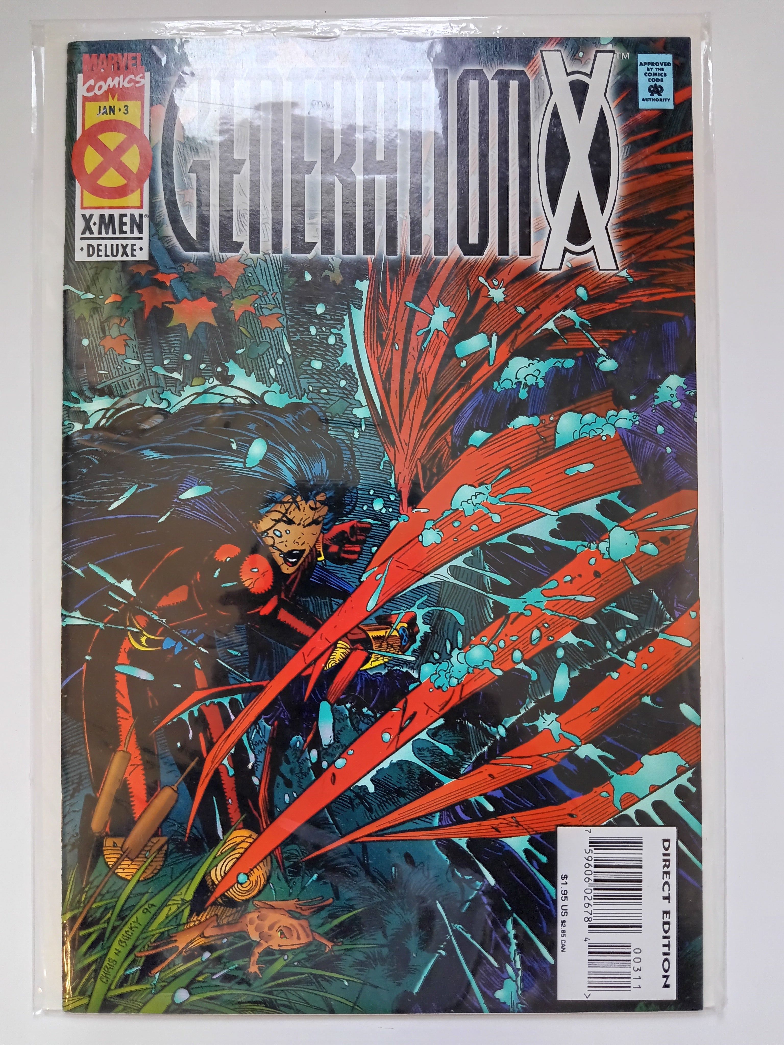 Generation X #1-10 Direct Edition Marvel Comic Books