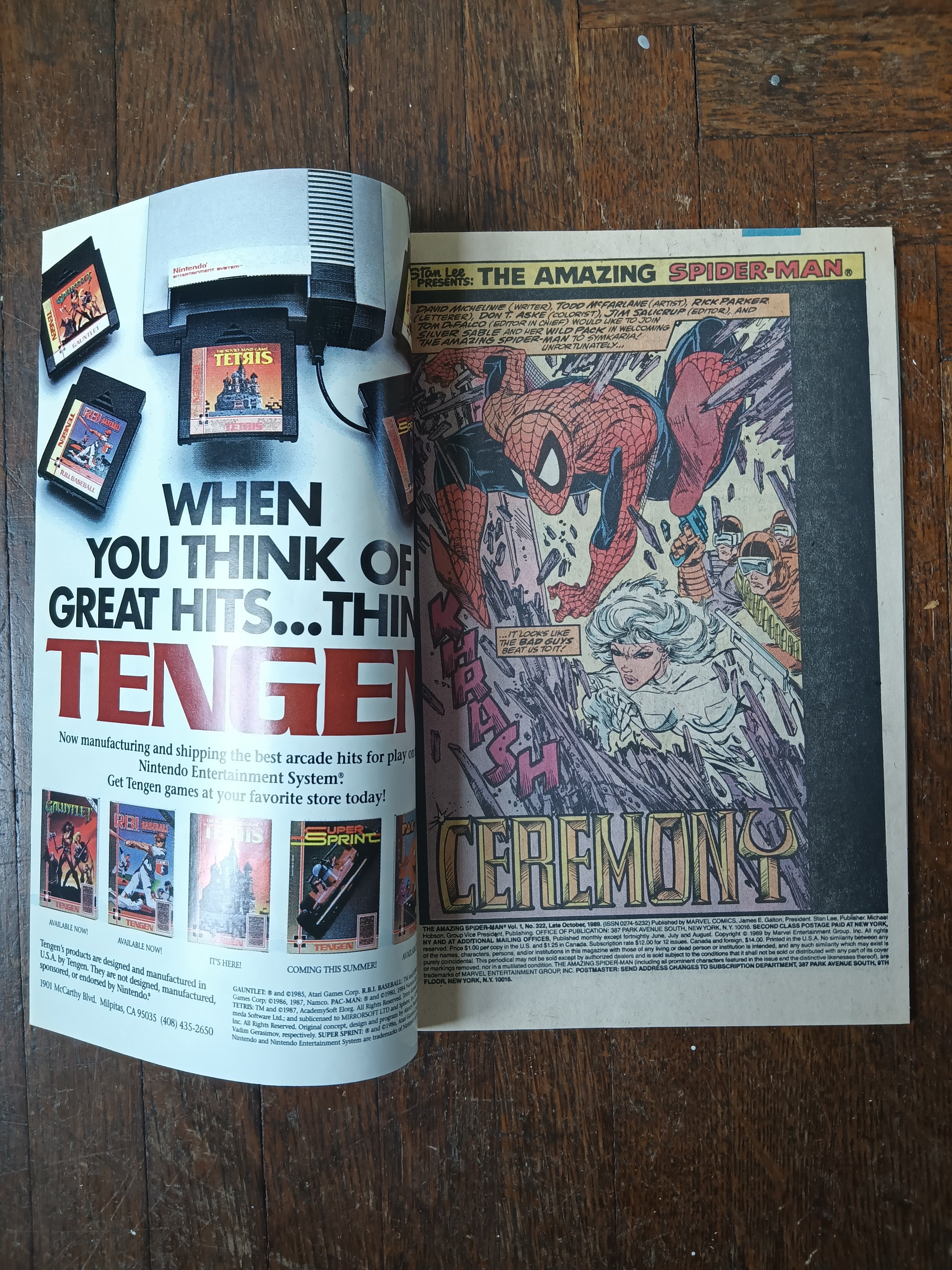 The Amazing Spider-man #322 Direct Edition Marvel Comic Book