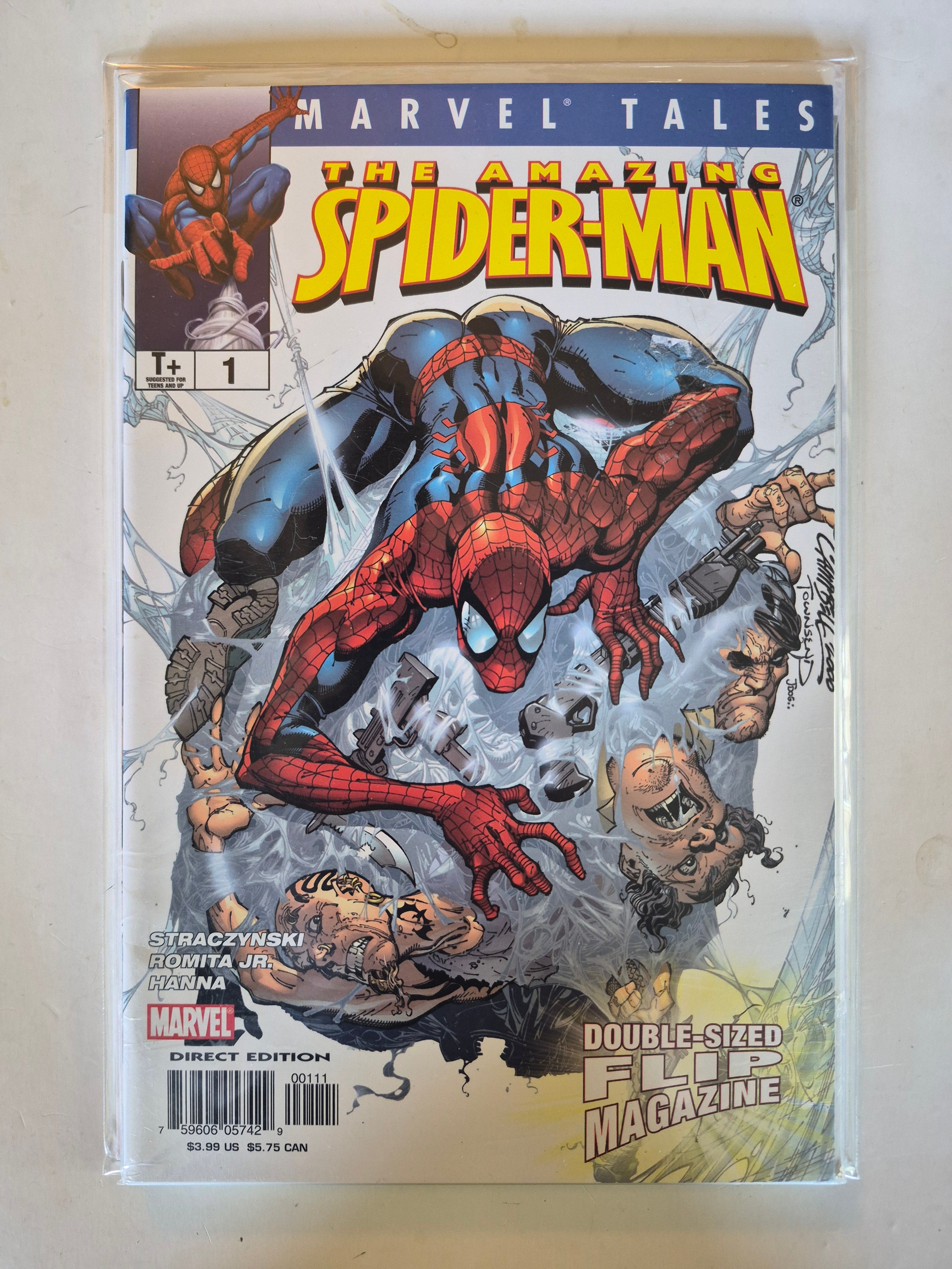 The Amazing Spider-Man #1 Double Sized Flip Magazine 2005 Direct Edition Marvel Comic Book