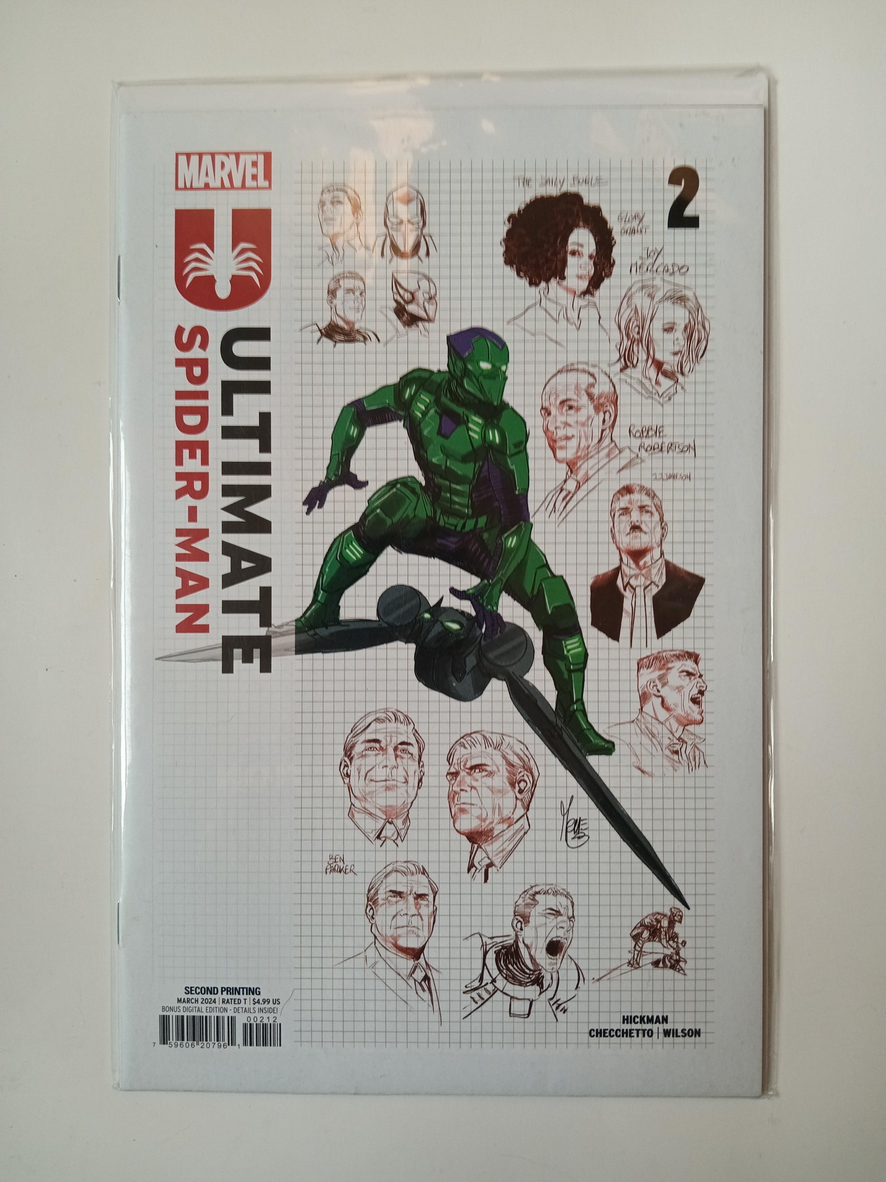 Ultimate Spider-Man #2 Second Printing 2024 Marvel Comic Book