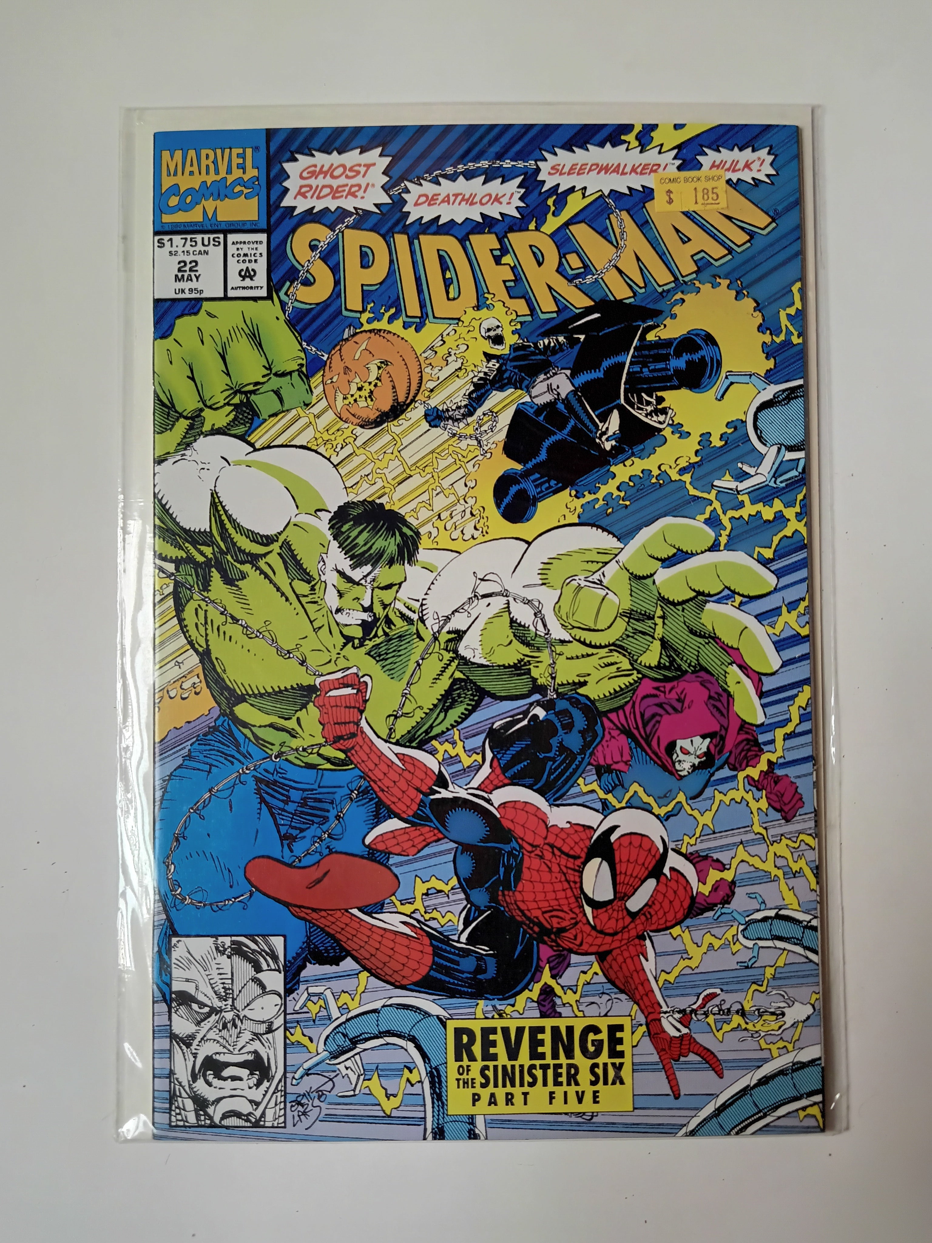 Spider-Man #22 Revenge of the Sinister Six part 5 Direct Edition Marvel Comic Book