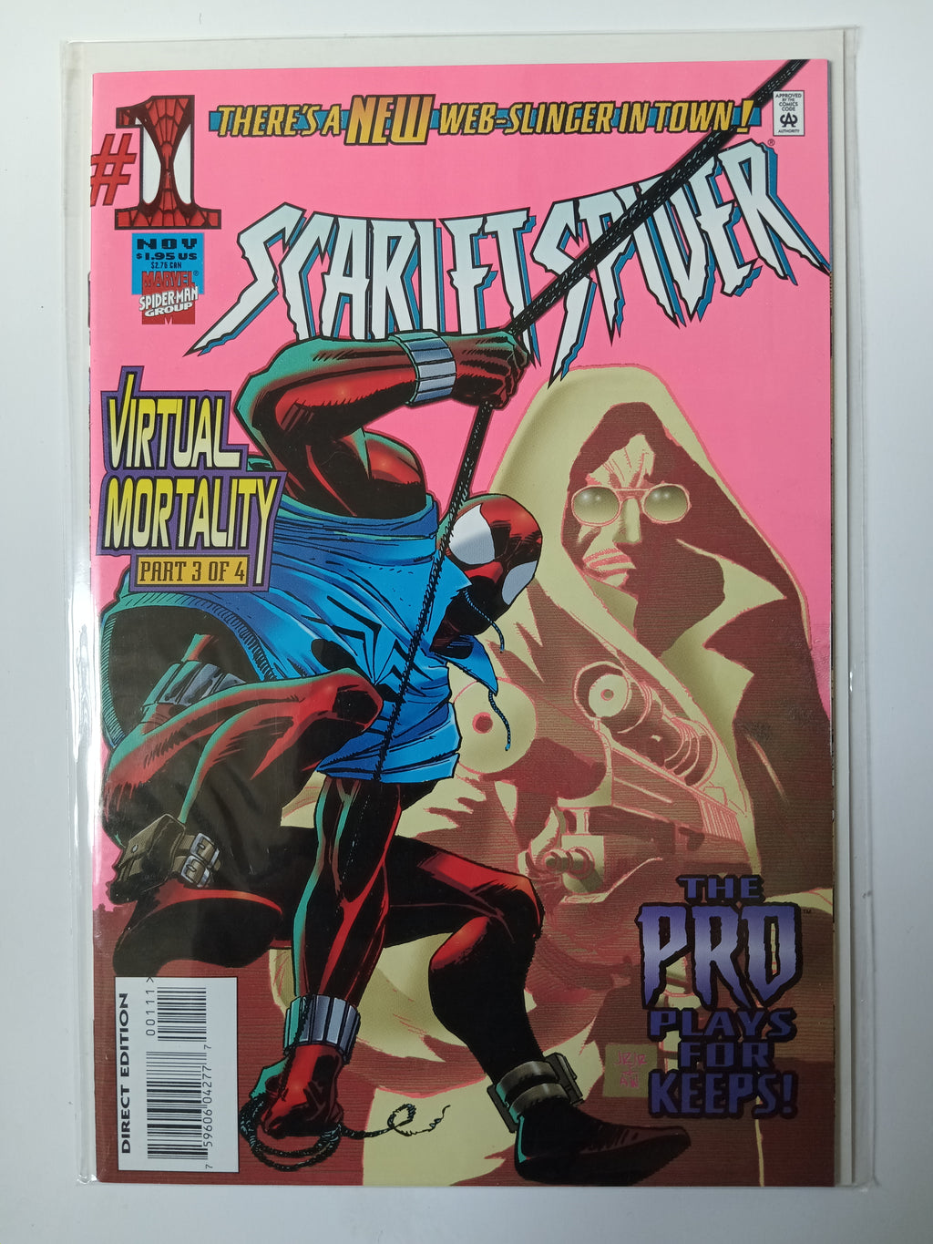 5 Scarlet Spider Marvel Comic Books in Great Condition Bagged and Boarded (read description)