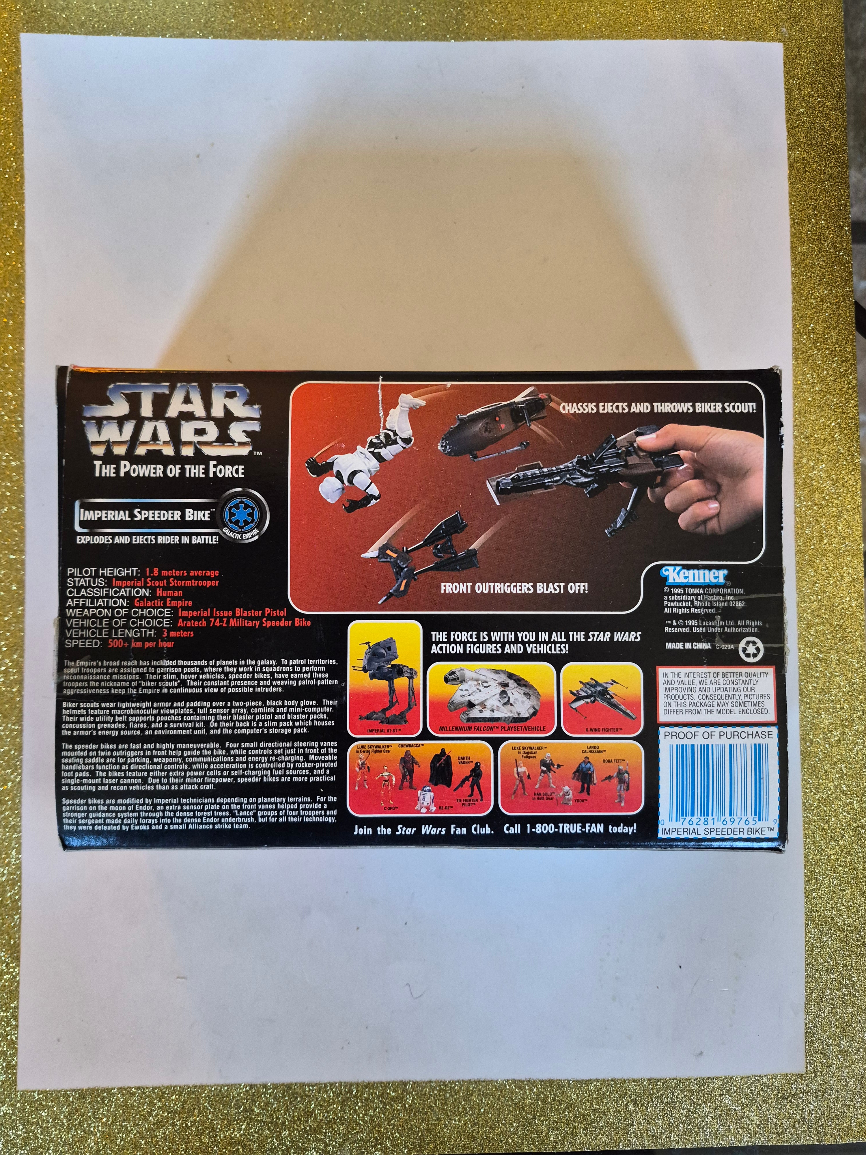 Star Wars Power of the Force Imperial Speeder Bike