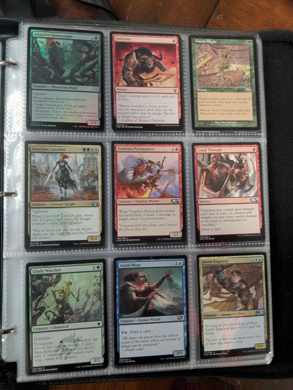 559 Magic The Gathering Cards with Sleeves and Case