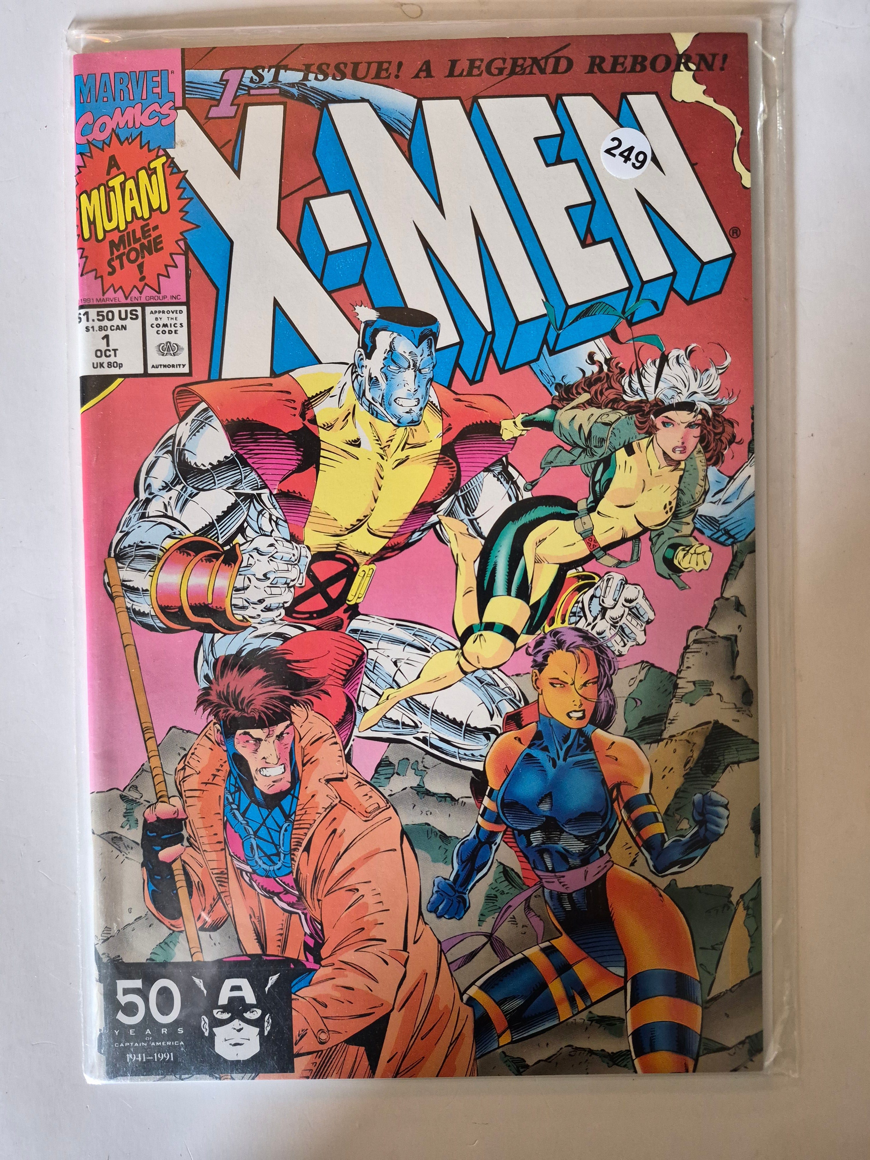 X-men #1 1991 Direct Edition Marvel Comic Book