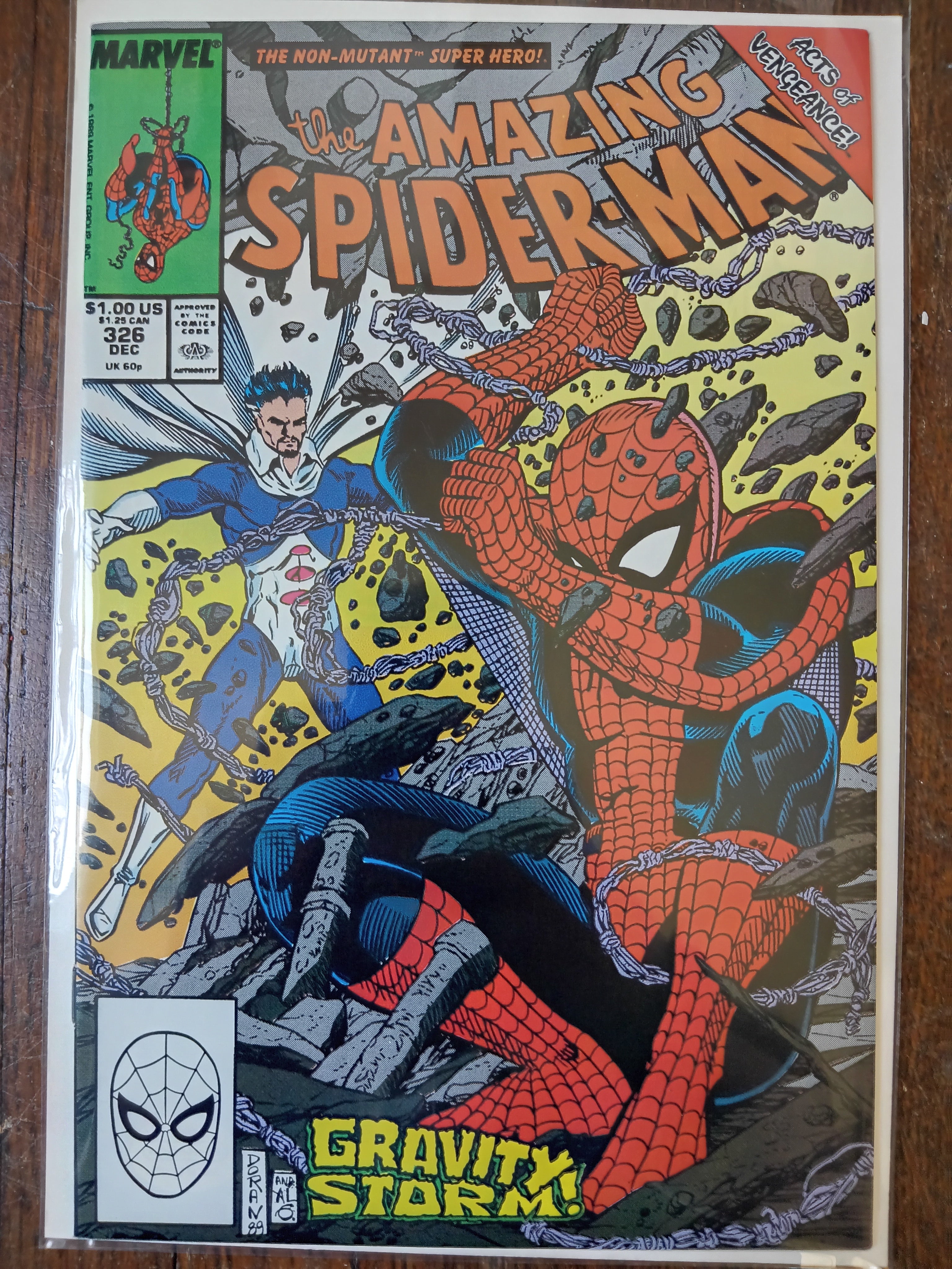 The Amazing Spider-man #326 Direct Edition Marvel Comic Book