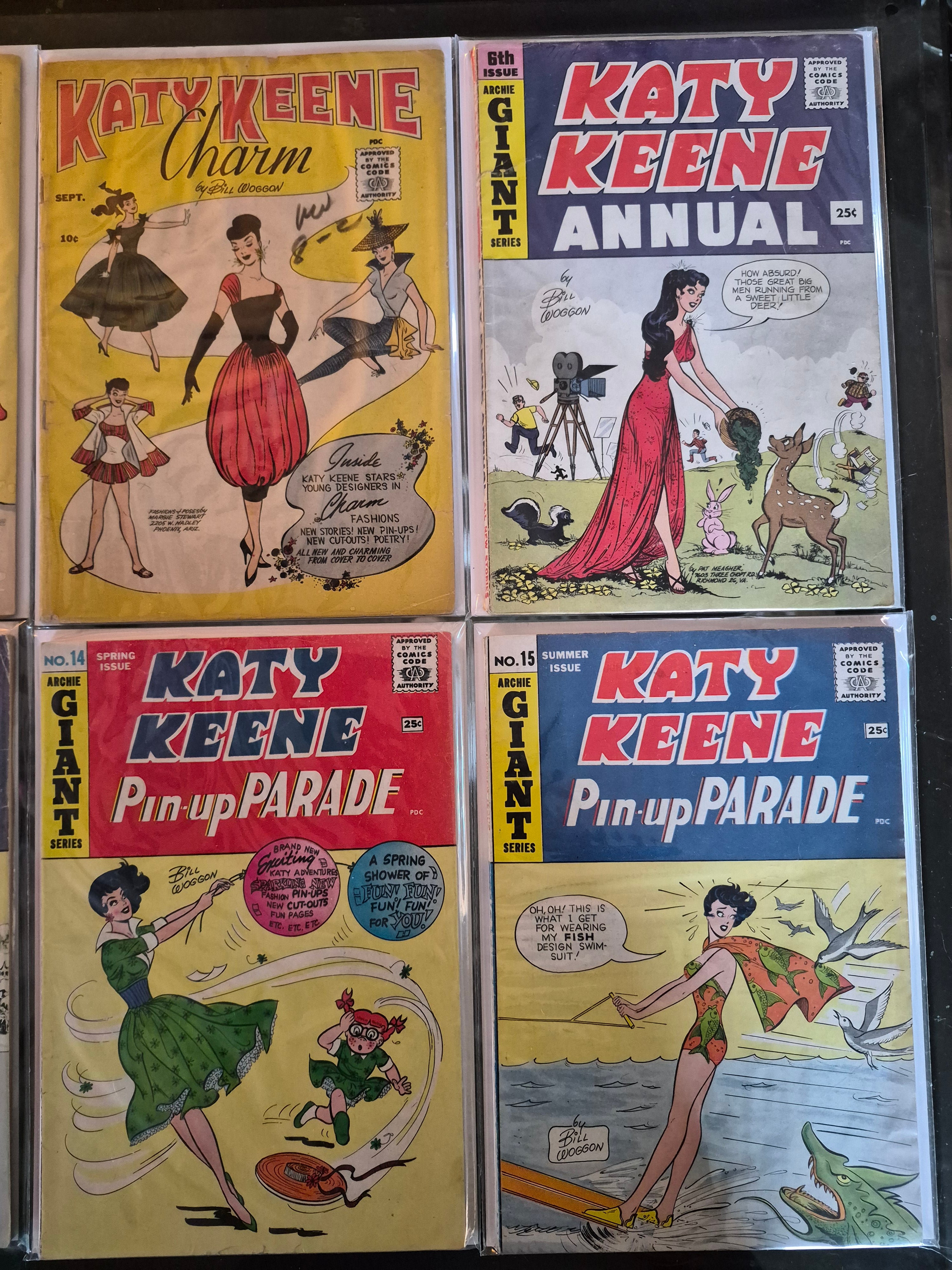 1958-1961 Katy Keene Comic Books (12 in total)