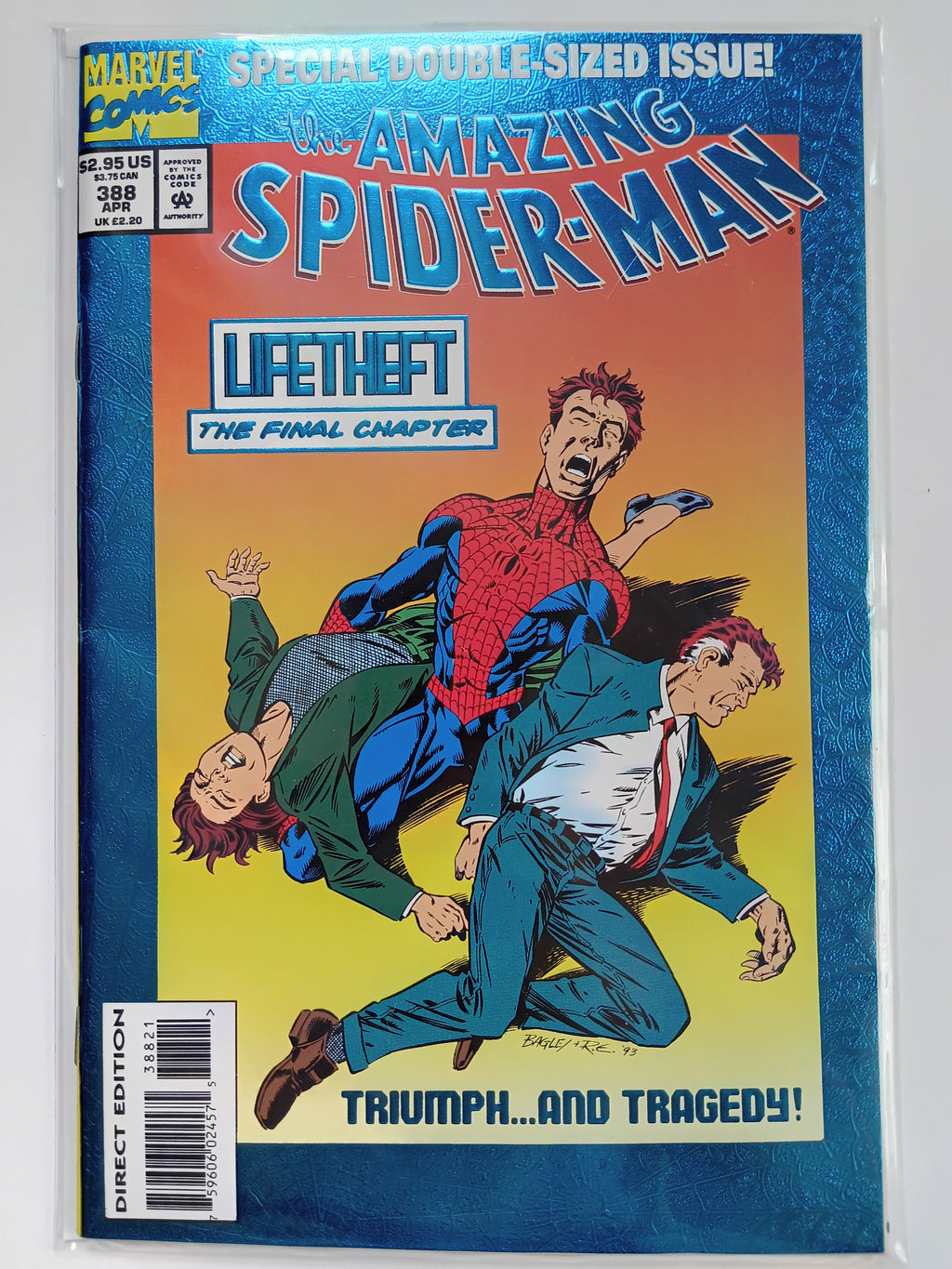 The Amazing Spider-man #386,387,388 Direct Edition Marvel Comic Books