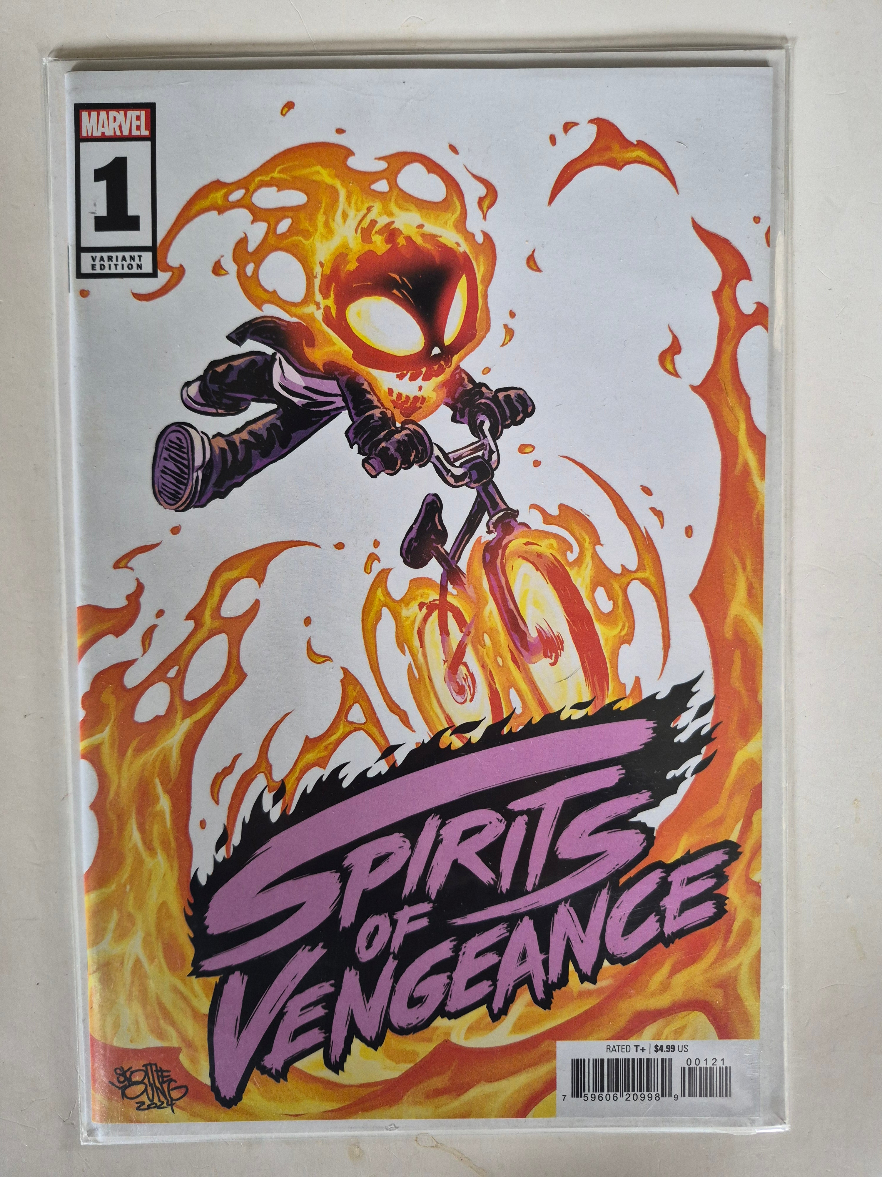 2 Scottie Young Comicbook Covers. Daredevil and Ghost Rider.
