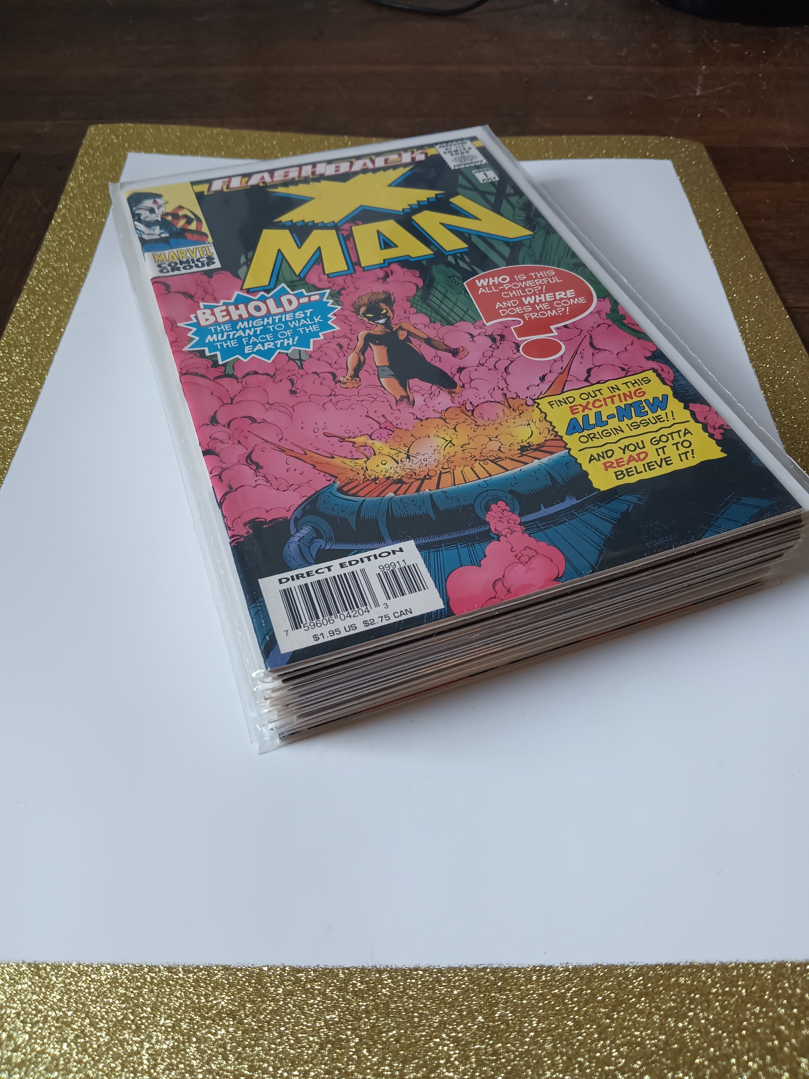 X Man -1,1-10,25-28 Marvel Comic Books All in Great Condition Bagged and Boarded