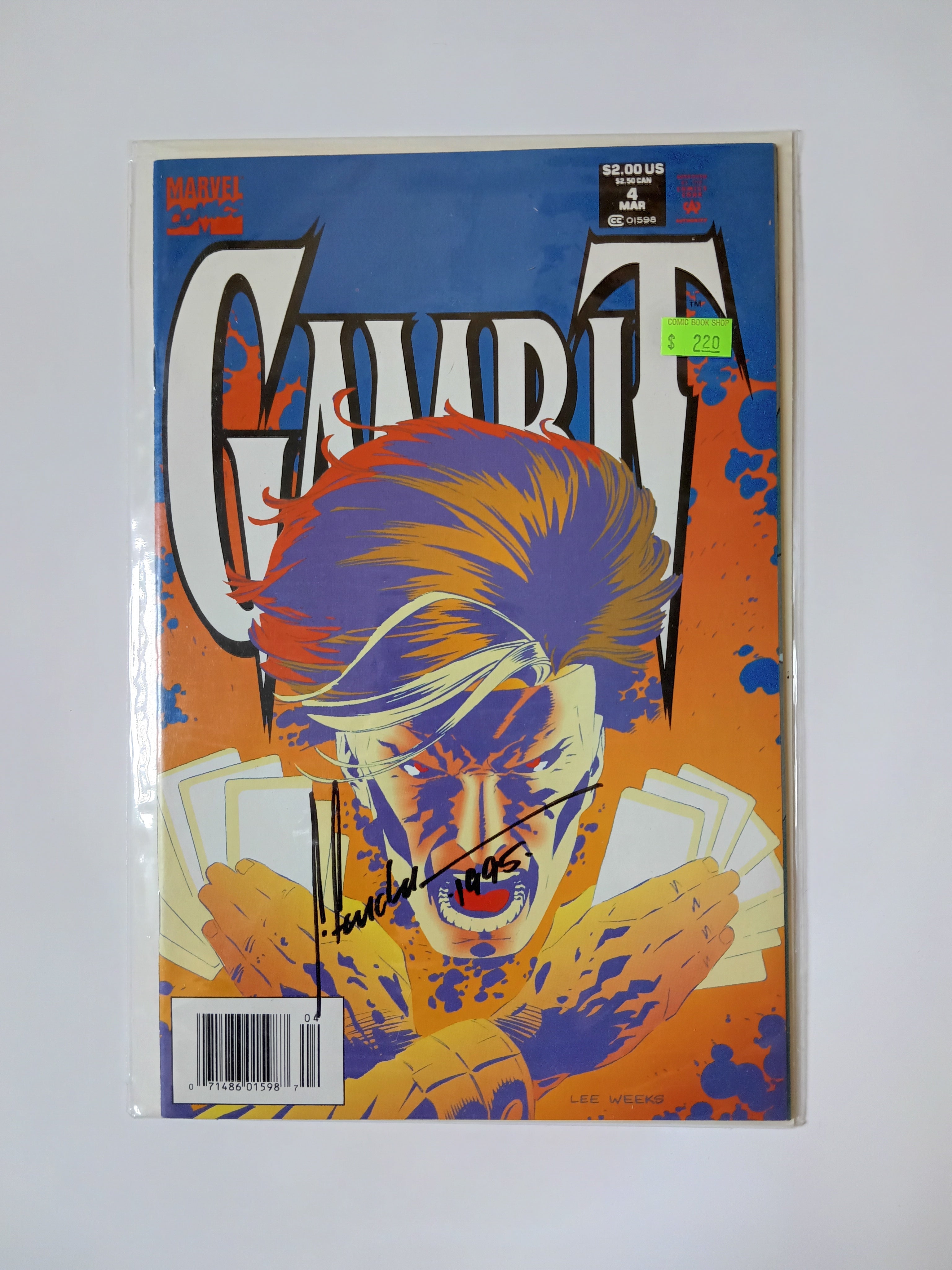 Gambit Complete Limited Series 1-4 (#4 is signed) Marvel Comic Books
