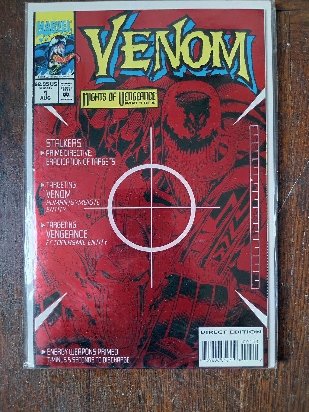 Venom: Nights of Vengeance #1-4 Complete Mini Series Direct Edition Marvel Comic Books