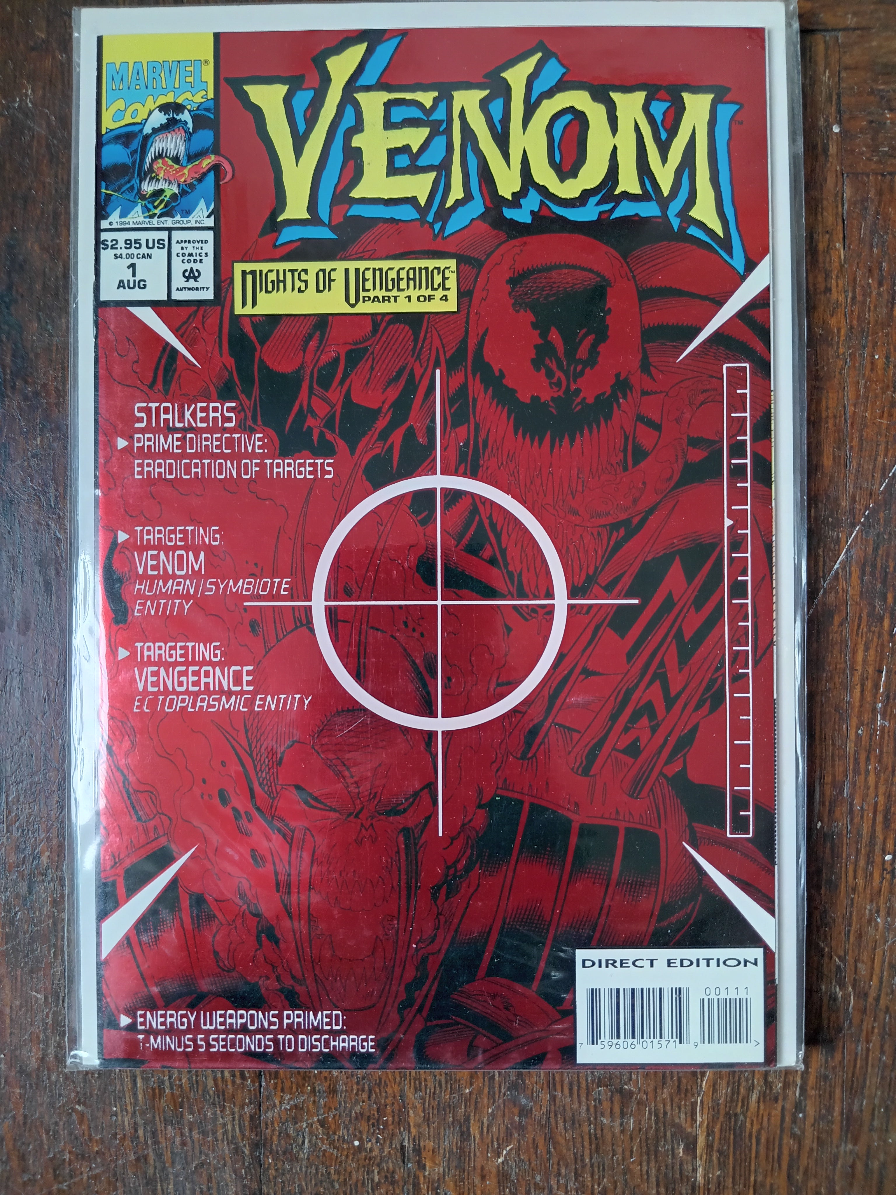 Venom: Nights of Vengeance #1-4 Complete Mini Series Direct Edition Marvel Comic Books
