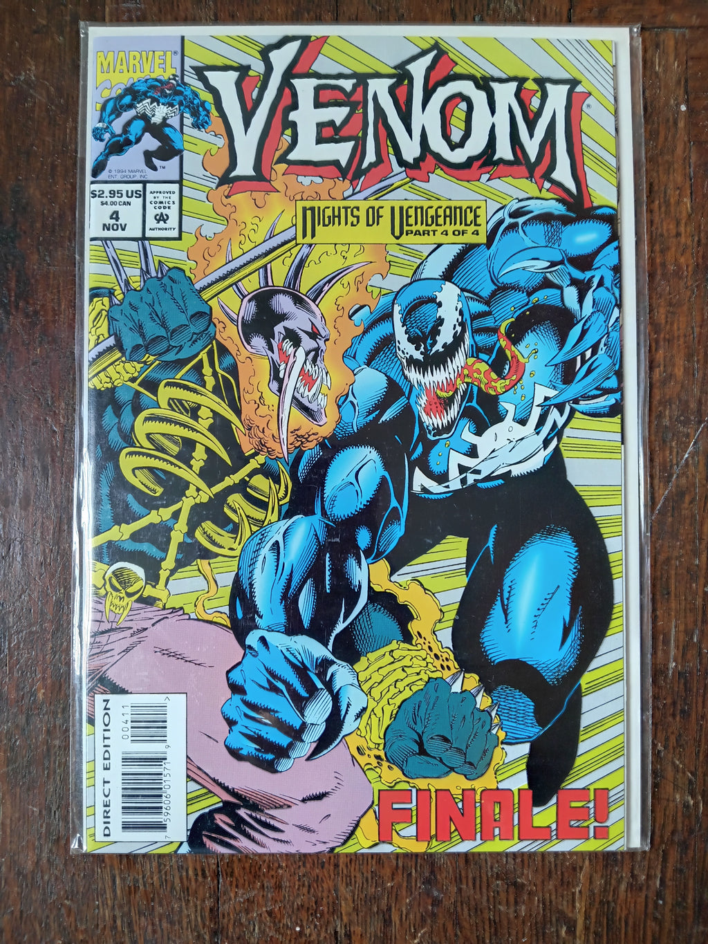 Venom: Nights of Vengeance #1-4 Complete Mini Series Direct Edition Marvel Comic Books