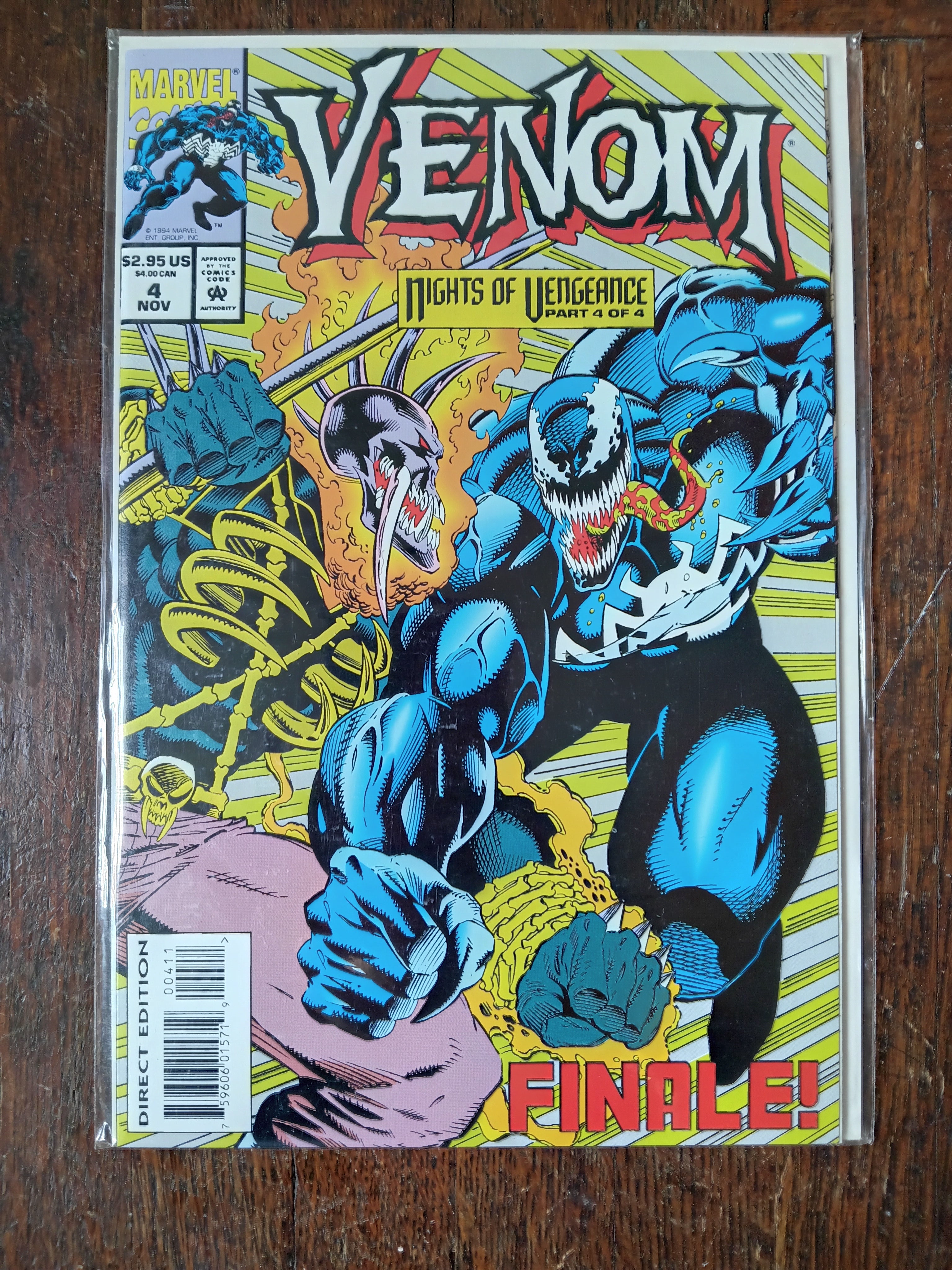 Venom: Nights of Vengeance #1-4 Complete Mini Series Direct Edition Marvel Comic Books