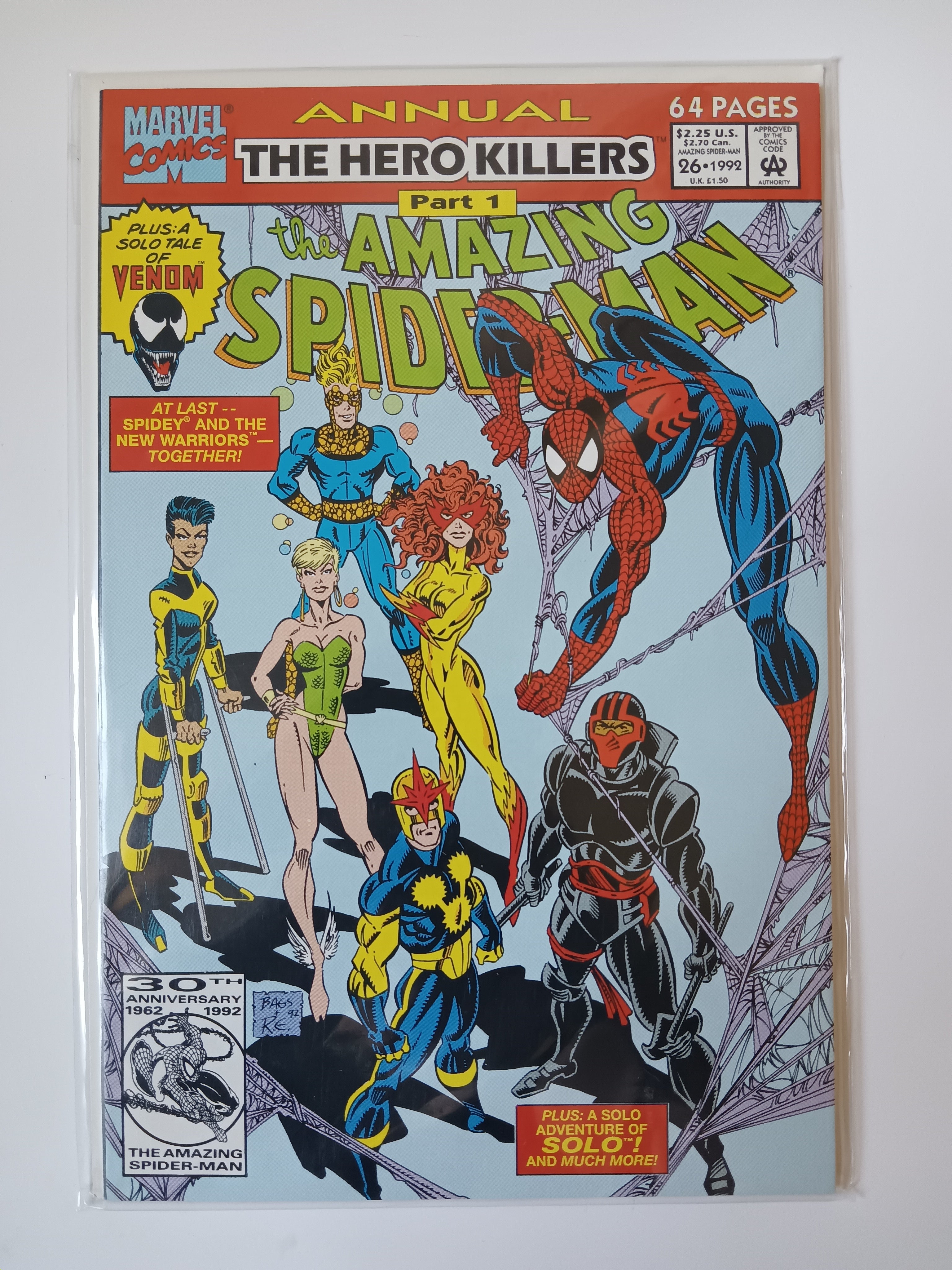 The Amazing Spider-man Annual #26 The Hero Killers Part 1 Direct Edition Marvel Comic Book