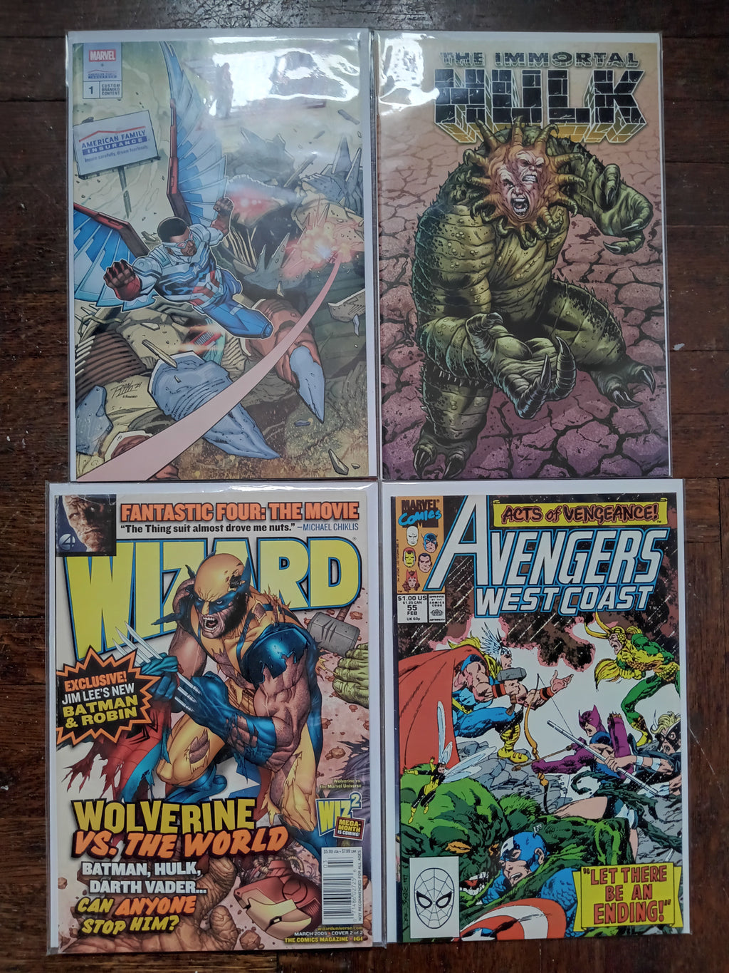 32 Random Marvel Comic Books in Great Condition Bagged and Boarded