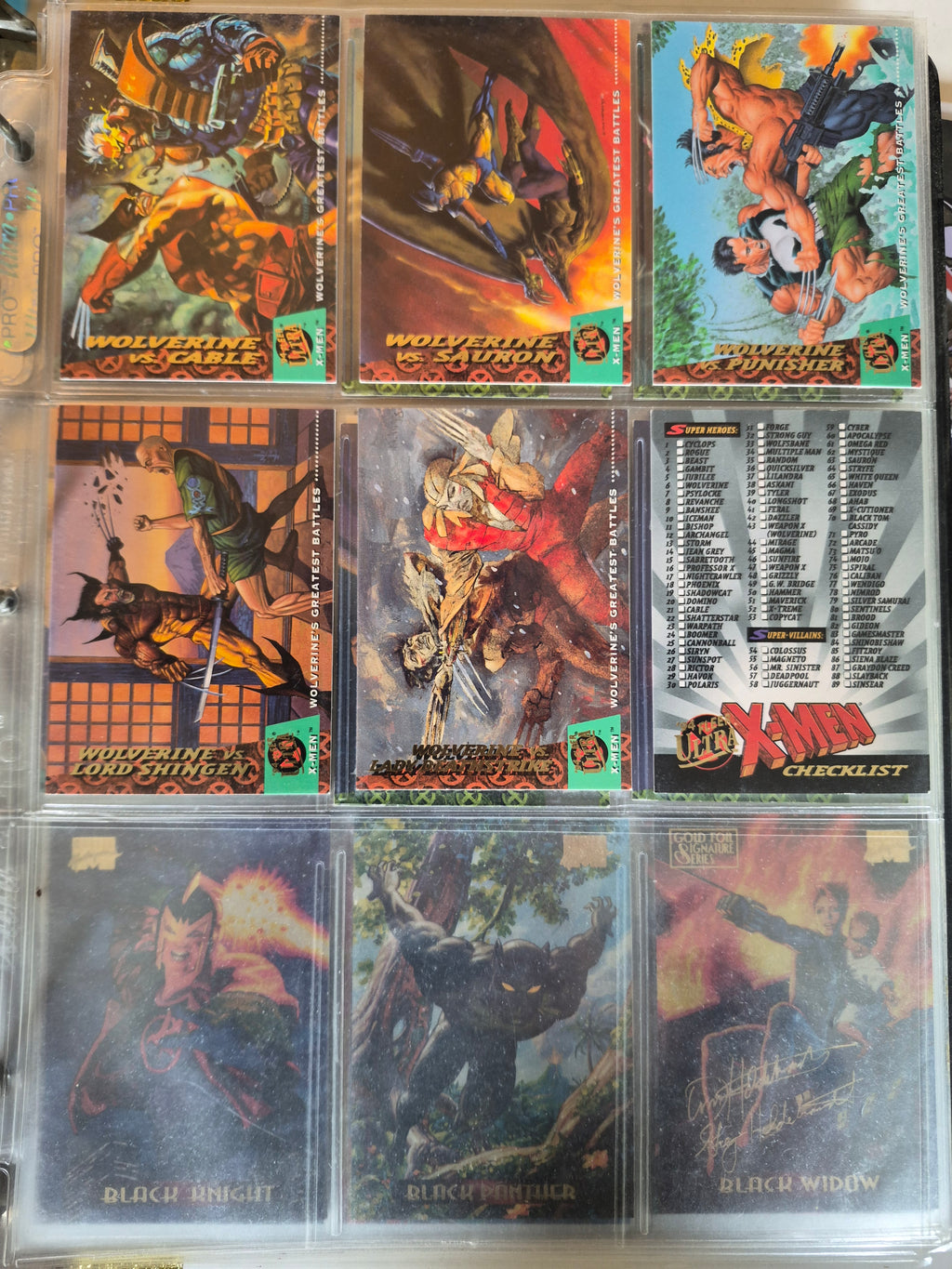 94' Fleer Ultra X-men Complete 250 Card Set