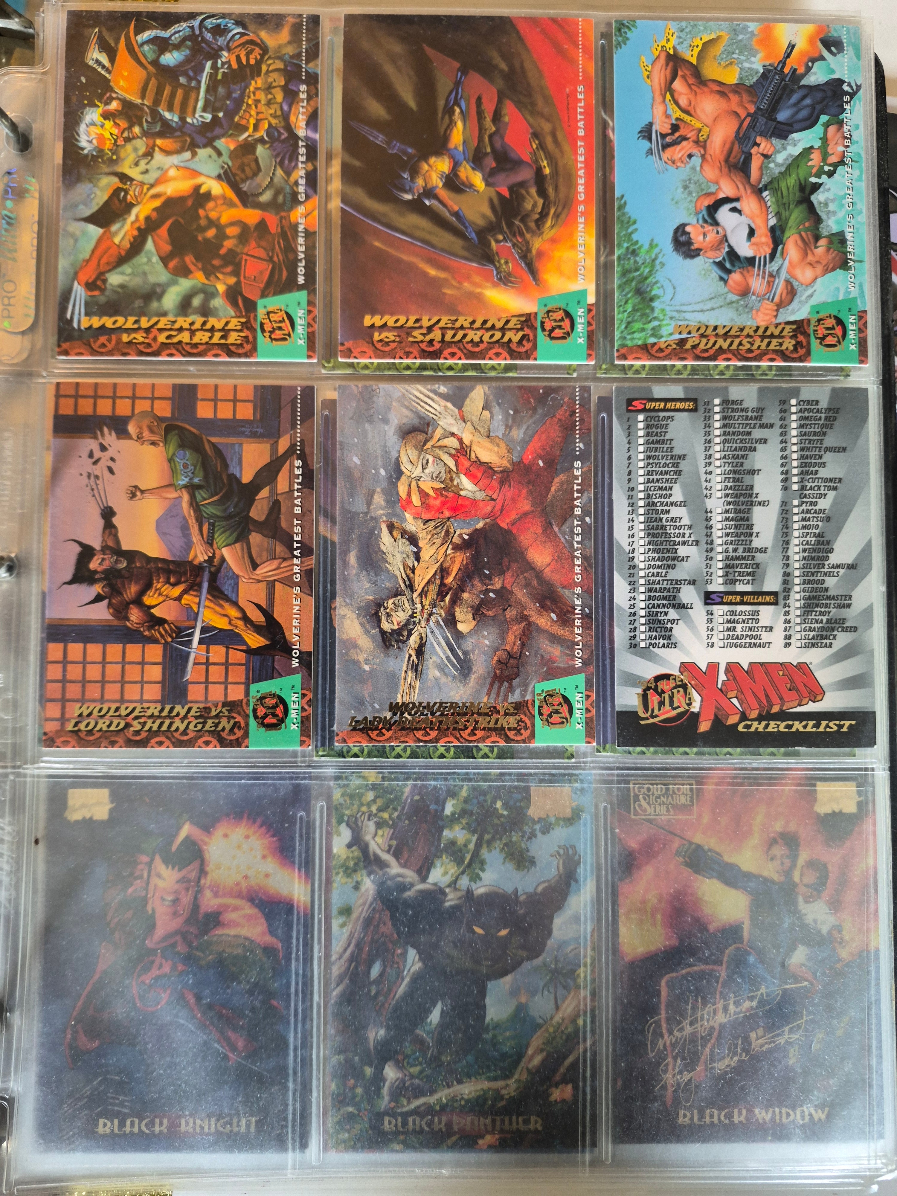 94' Fleer Ultra X-men Complete 250 Card Set