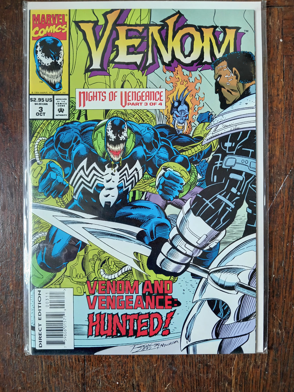 Venom: Nights of Vengeance #1-4 Complete Mini Series Direct Edition Marvel Comic Books