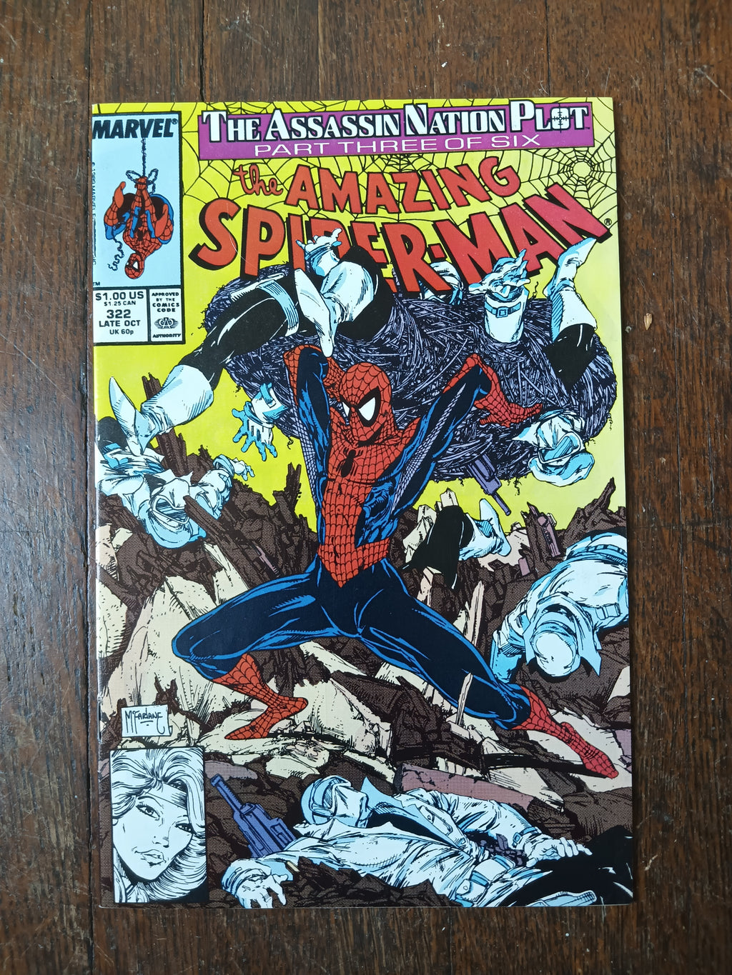 The Amazing Spider-man #322 Direct Edition Marvel Comic Book