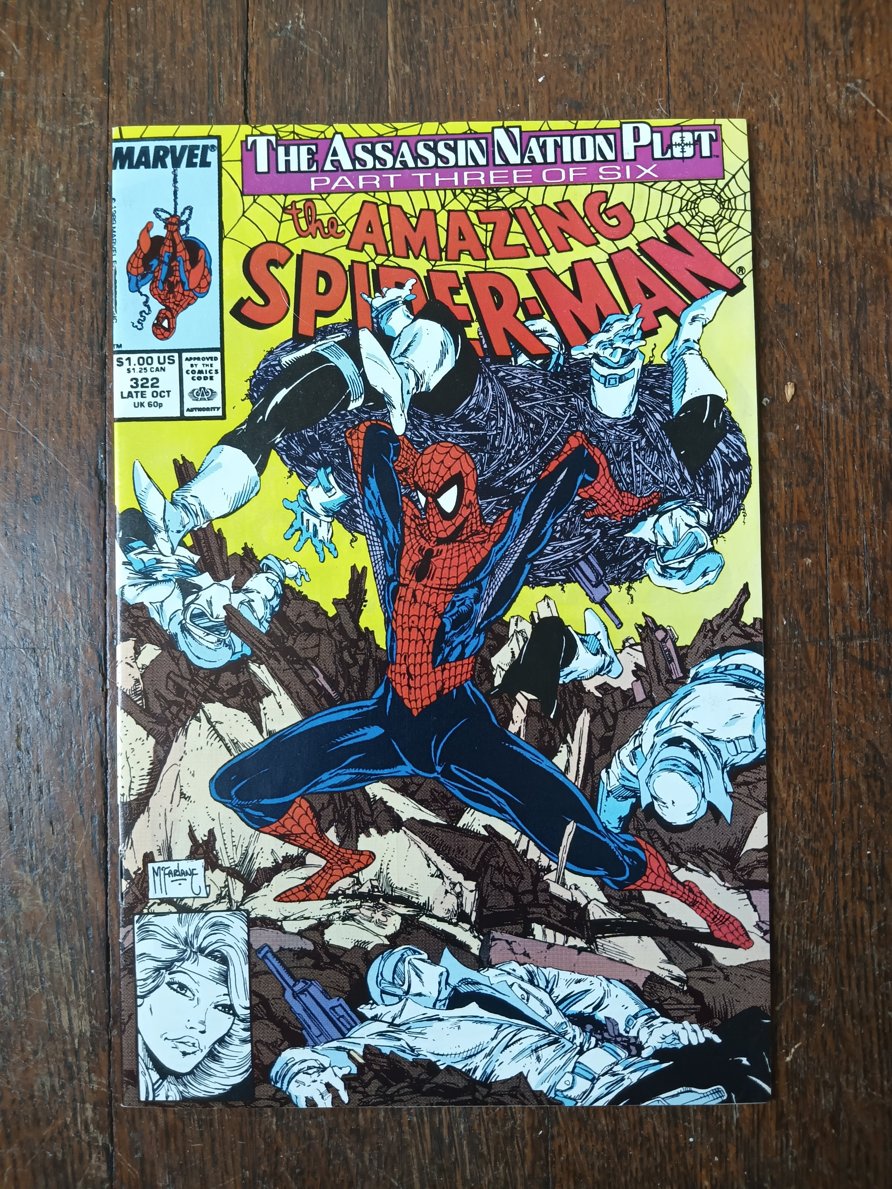 The Amazing Spider-man #322 Direct Edition Marvel Comic Book