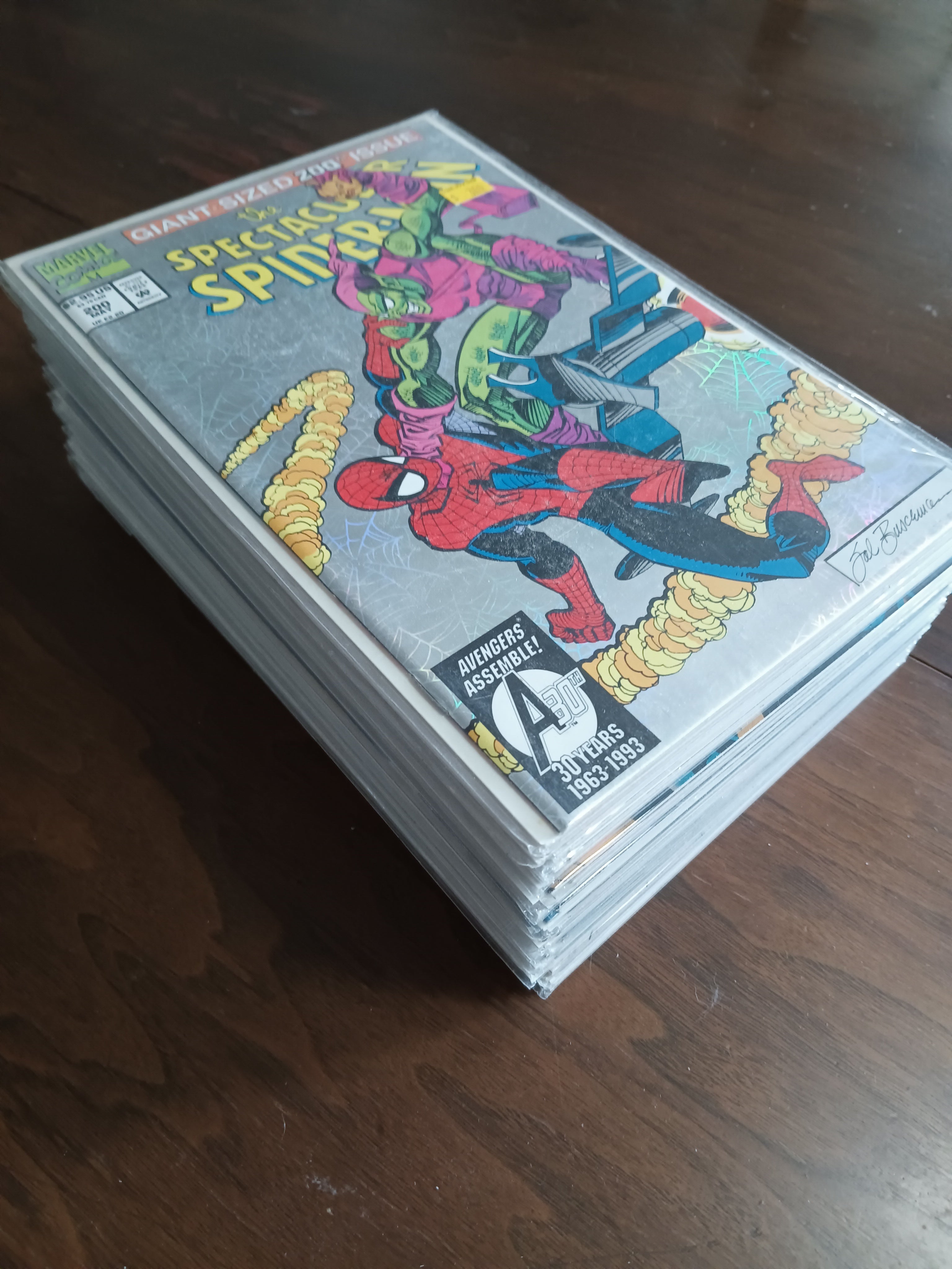 The Spectacular Spider-Man #200-235 Marvel Comic Books in Great Condition Bagged and Boarded