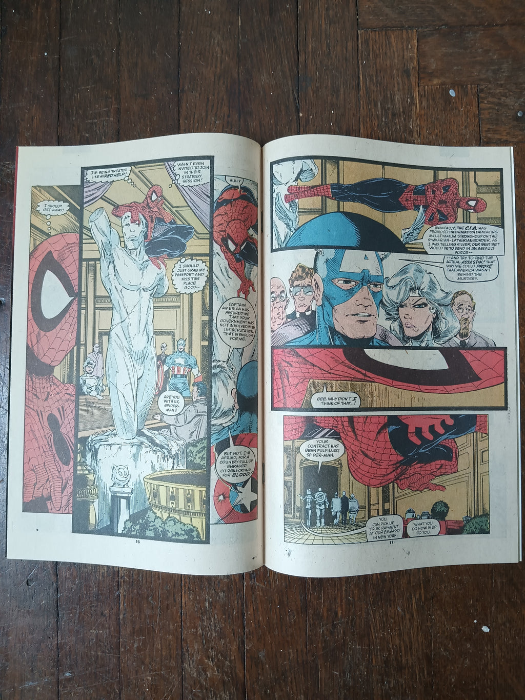 The Amazing Spider-man 323 Direct Edition Marvel Comic Book in Very Good Condition