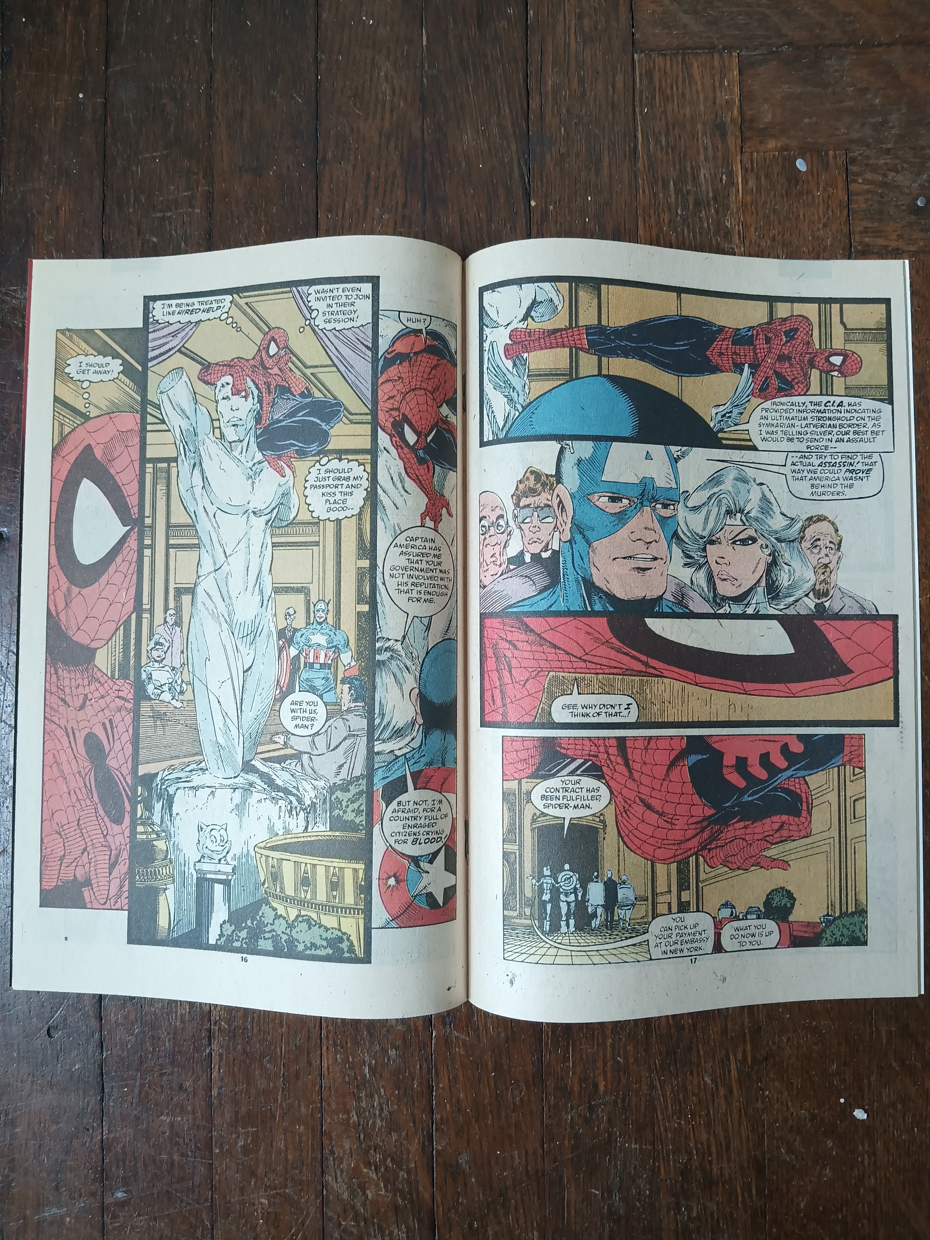 The Amazing Spider-man 323 Direct Edition Marvel Comic Book in Very Good Condition
