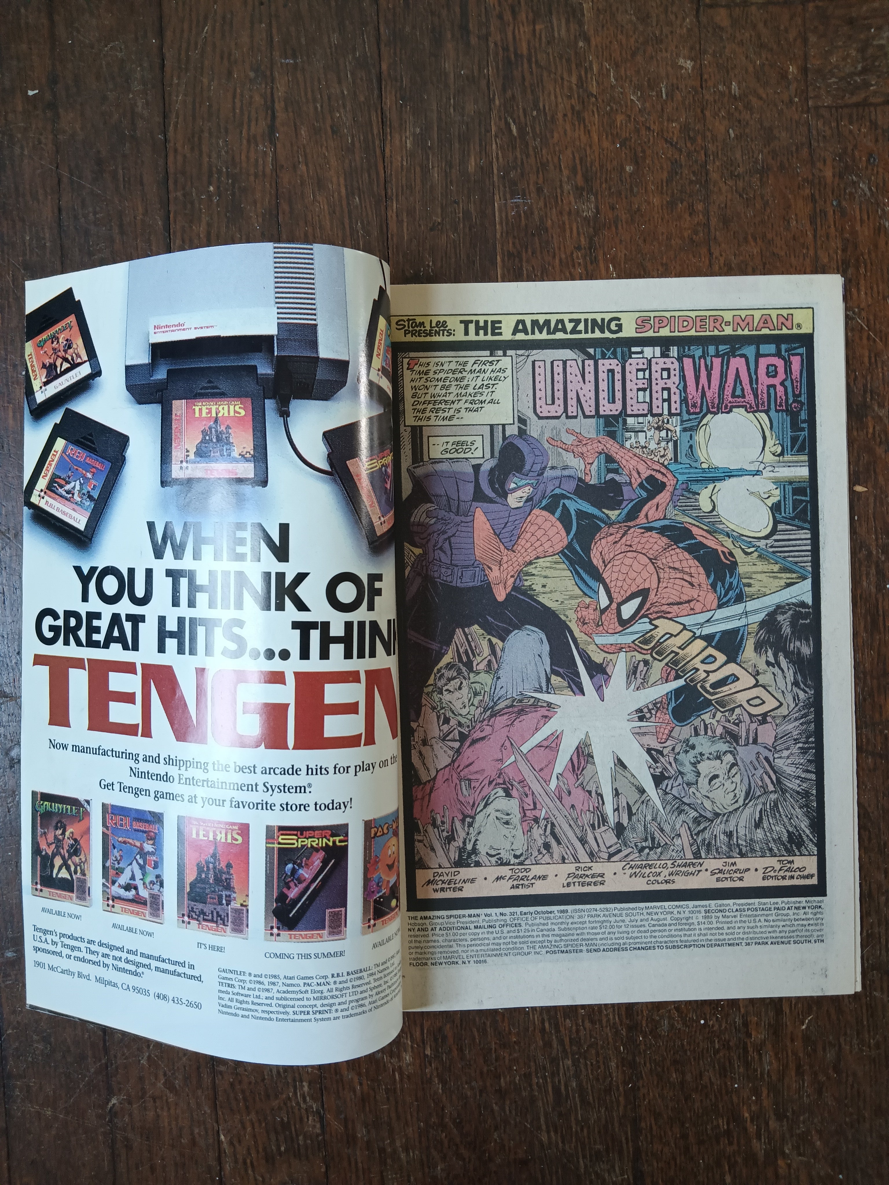 The Amazing Spider-man 321 Direct Edition Marvel Comic Book