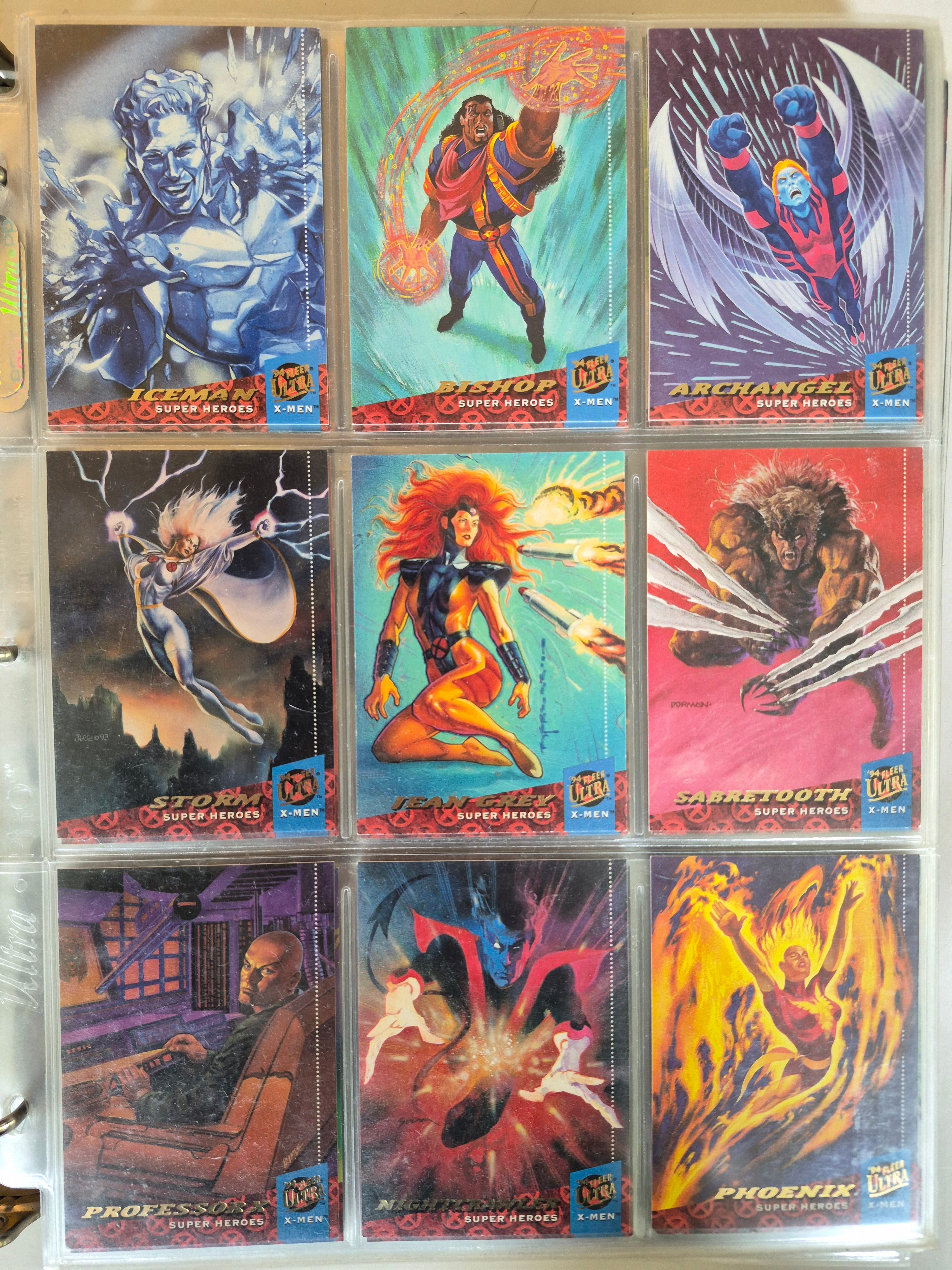 94' Fleer Ultra X-men Complete 250 Card Set