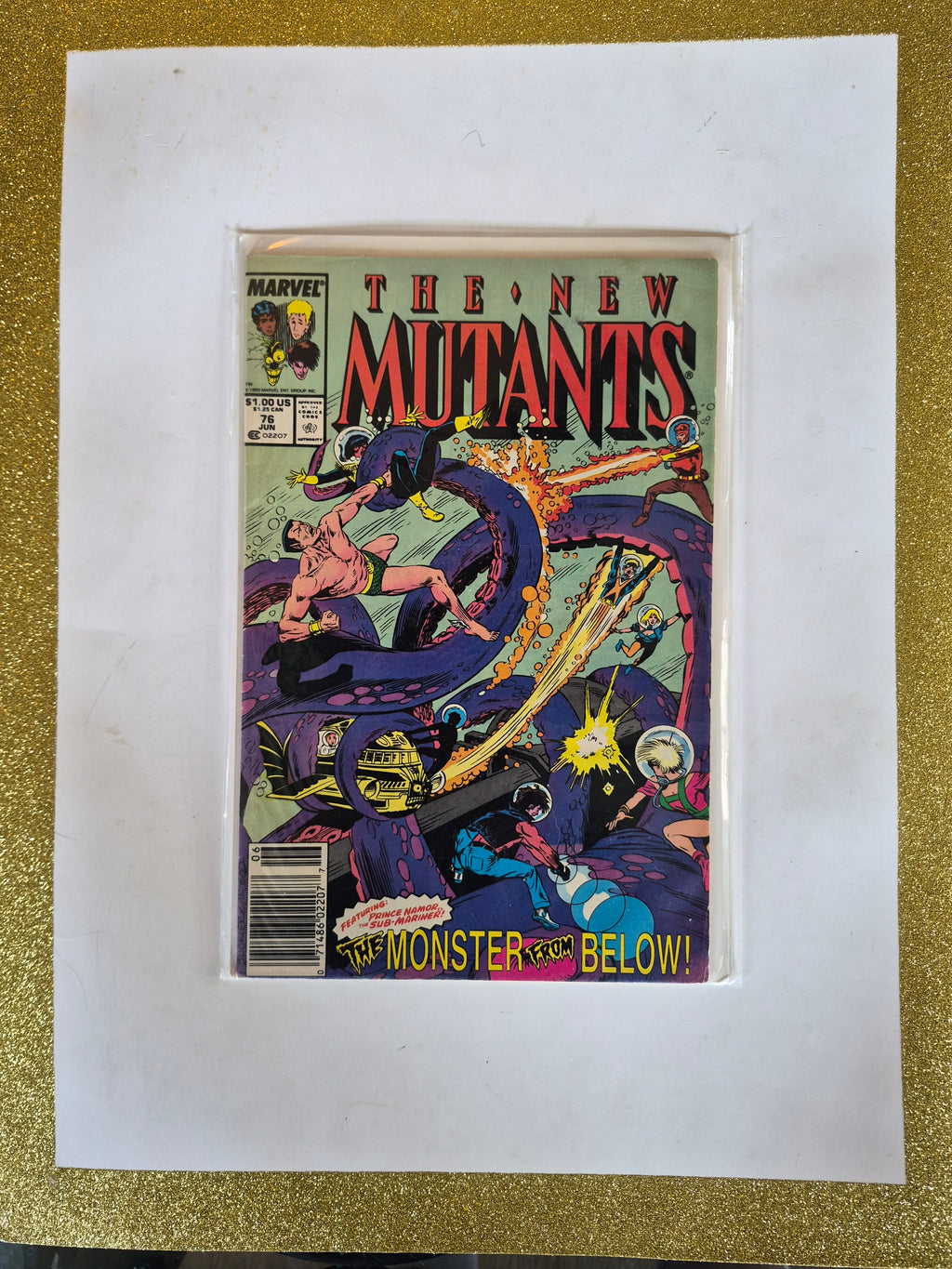 The New Mutants #76 Newsstand Variant Marvel Comic Book 1989