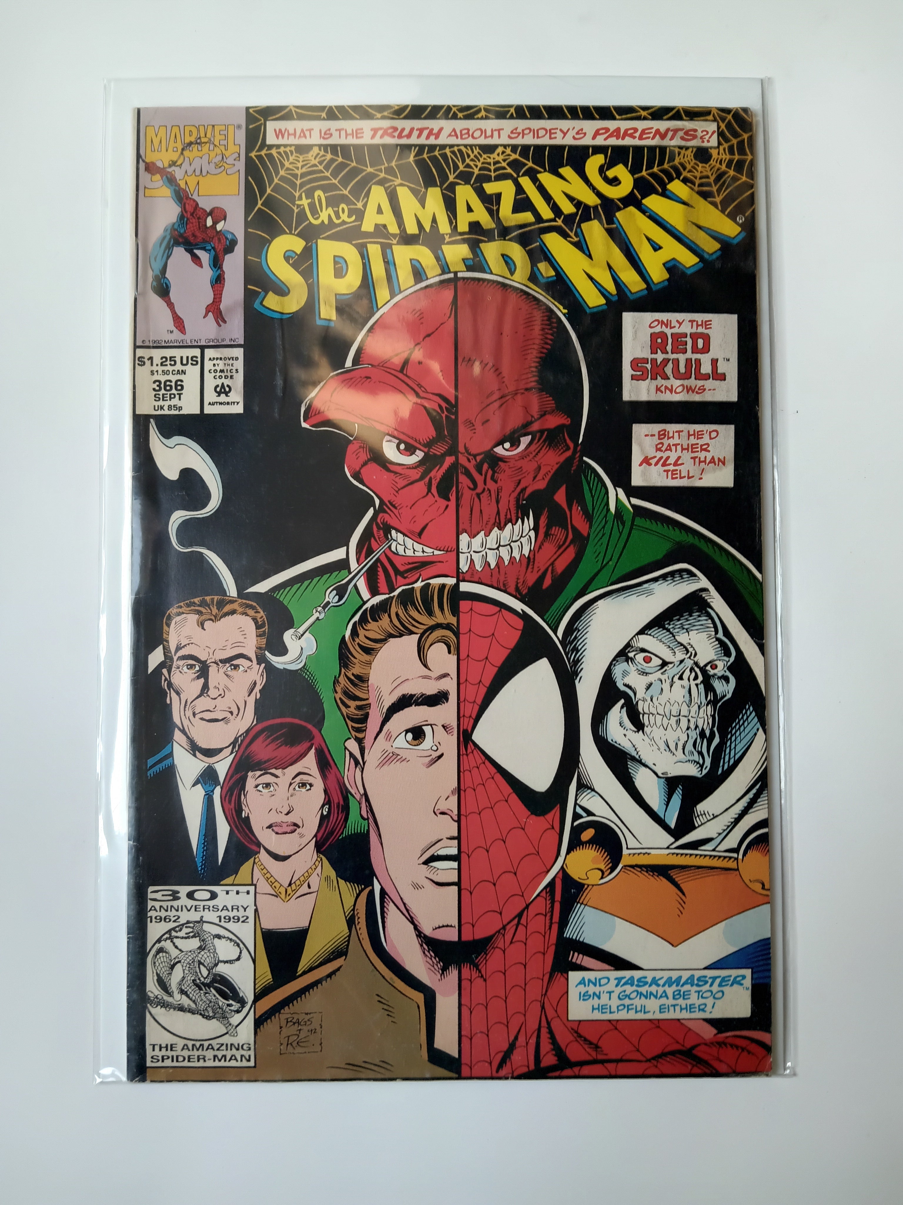 The Amazing Spider-man 366 Direct Edition Marvel Comic Book