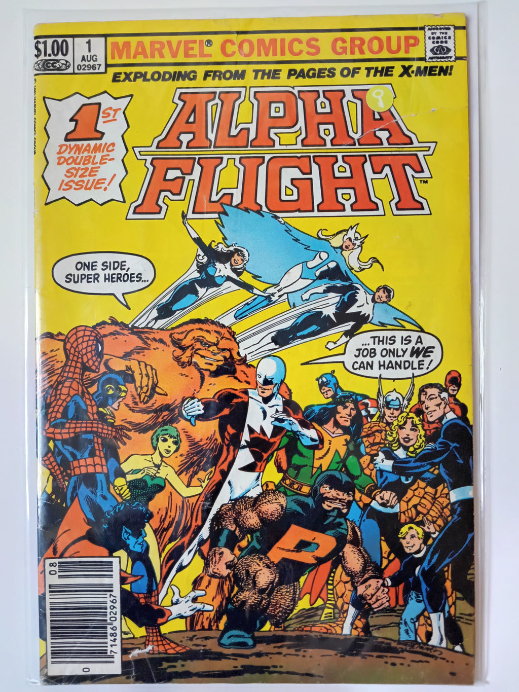 Alpha Flight #1-5 Marvel Comic Books in Great Condition Bagged and Boarded