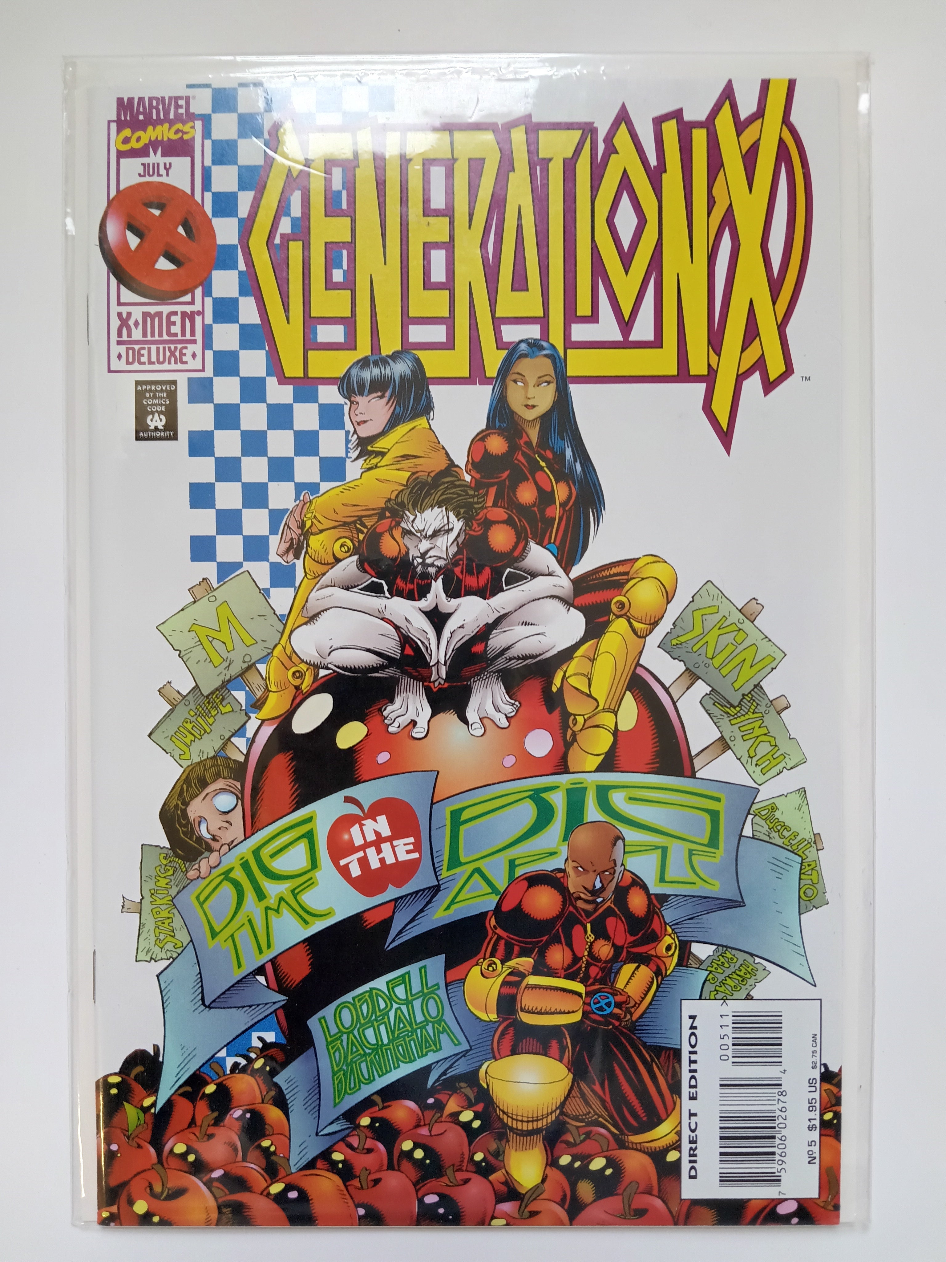 Generation X #1-10 Direct Edition Marvel Comic Books