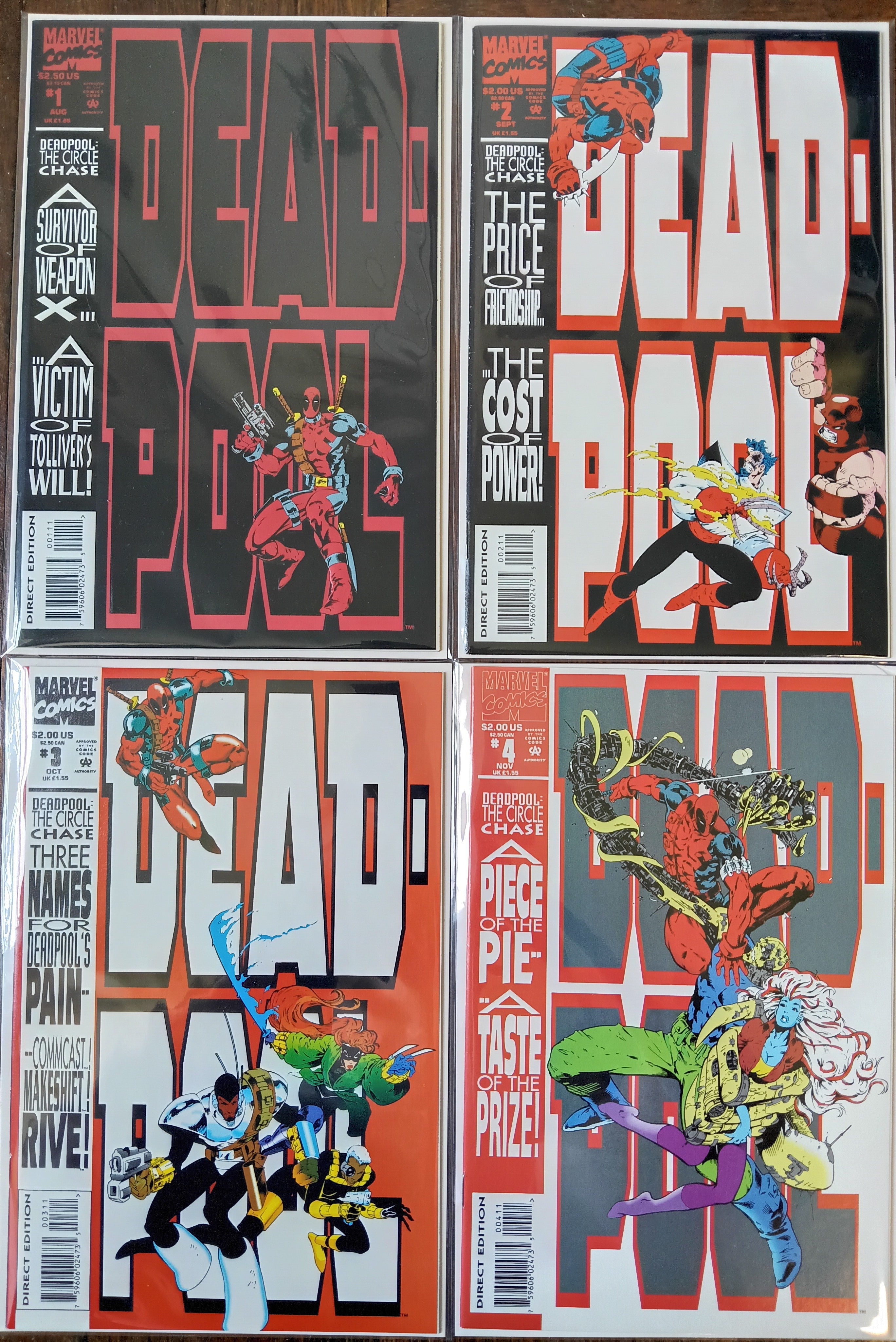 Deadpool #1-4  The Circle Chase