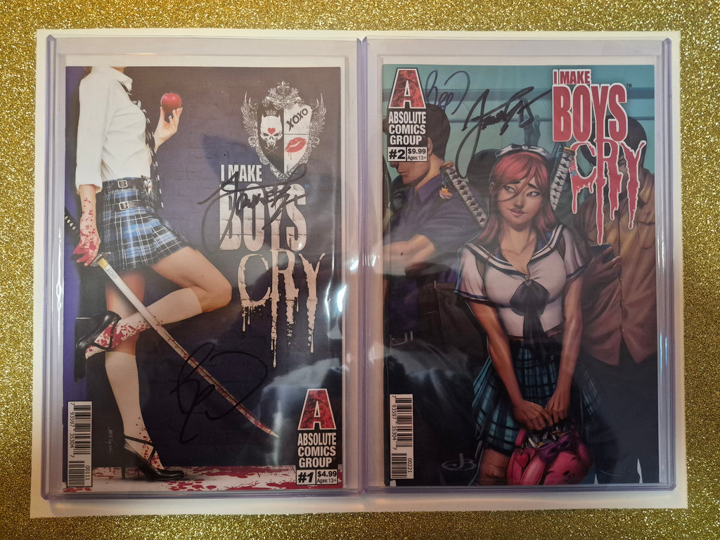 I Make Boys Cry 1 & 2 both Double Signed and in Great Condition
