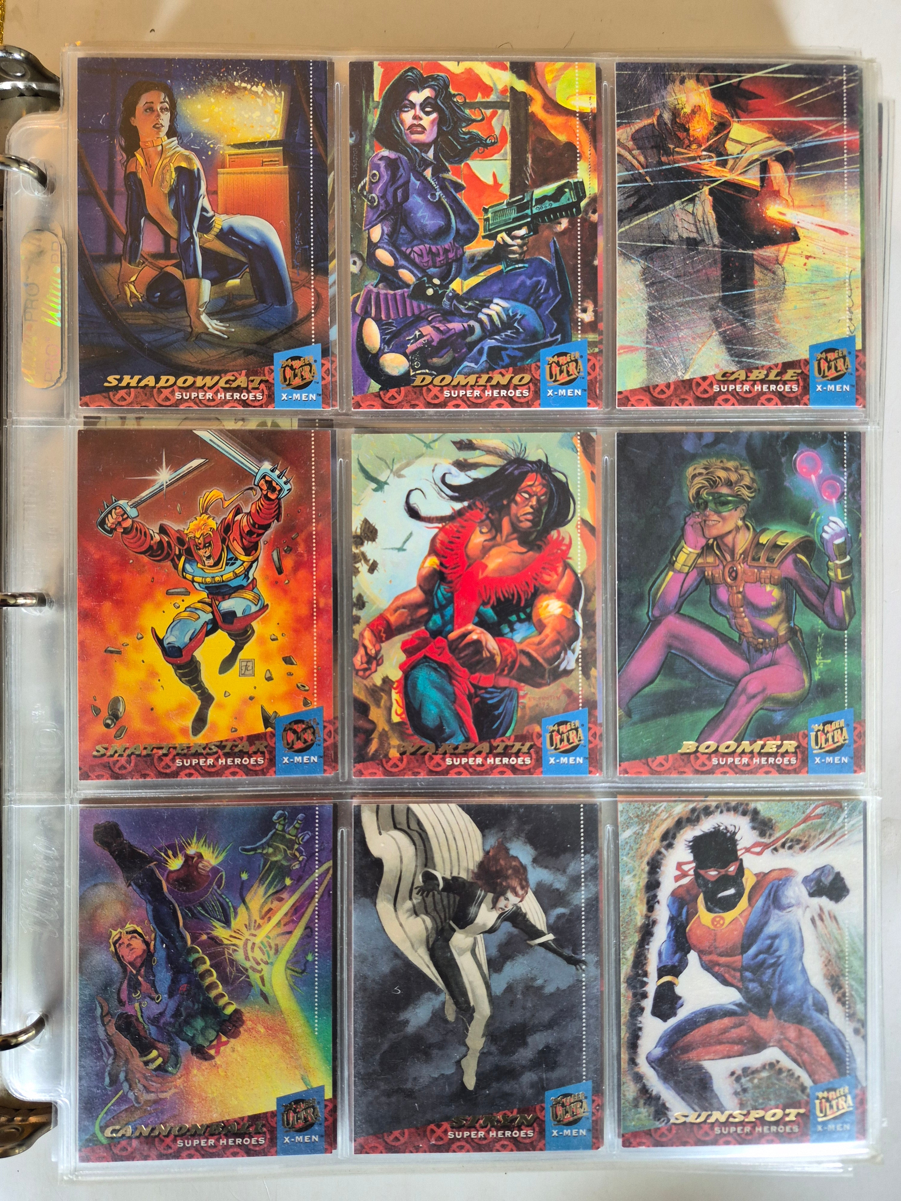 94' Fleer Ultra X-men Complete 250 Card Set