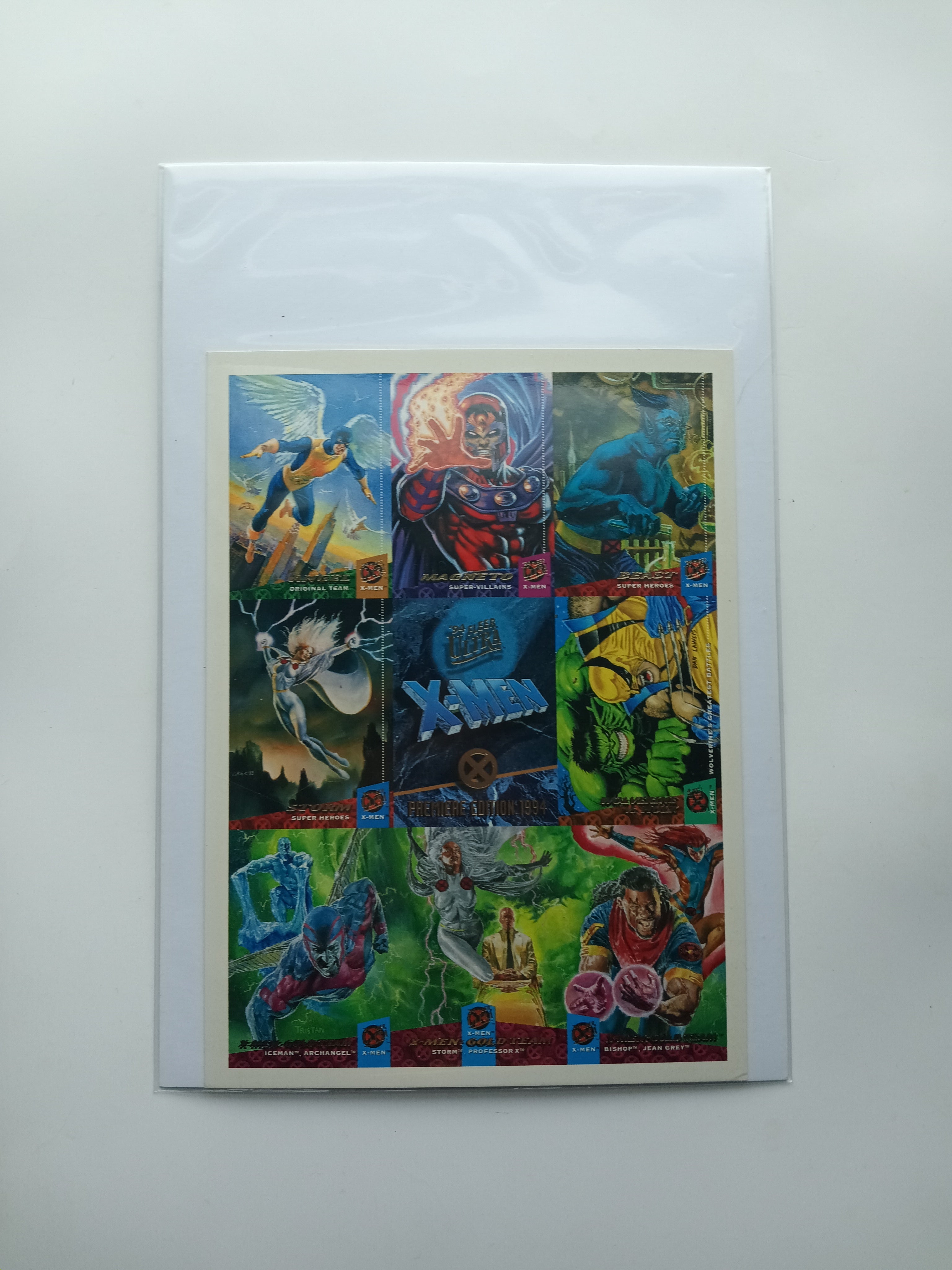 94' Fleer Ultra Marvel Masterpiece Premiere Edition Large Card