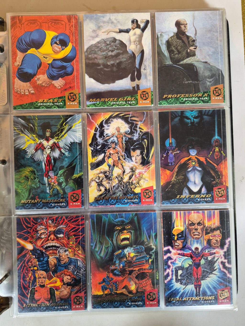 94' Fleer Ultra X-men Complete 250 Card Set