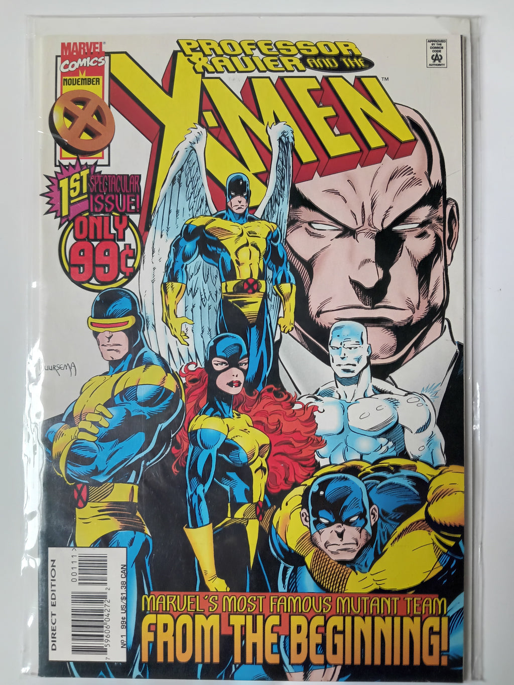 7 Marvel Comic Books all X-Men related from the 90's
