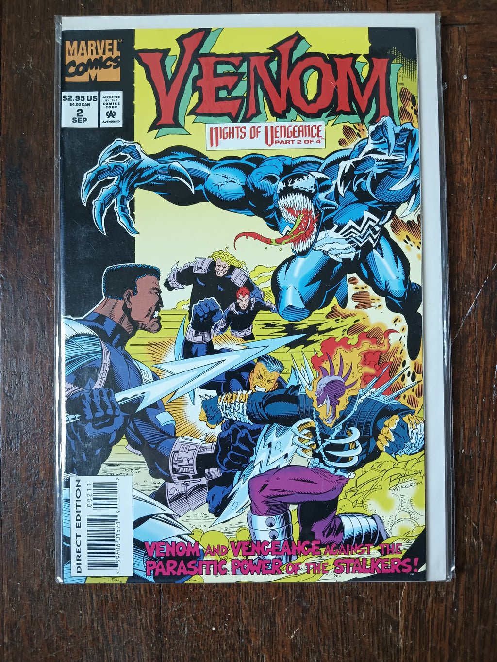 Venom: Nights of Vengeance #1-4 Complete Mini Series Direct Edition Marvel Comic Books