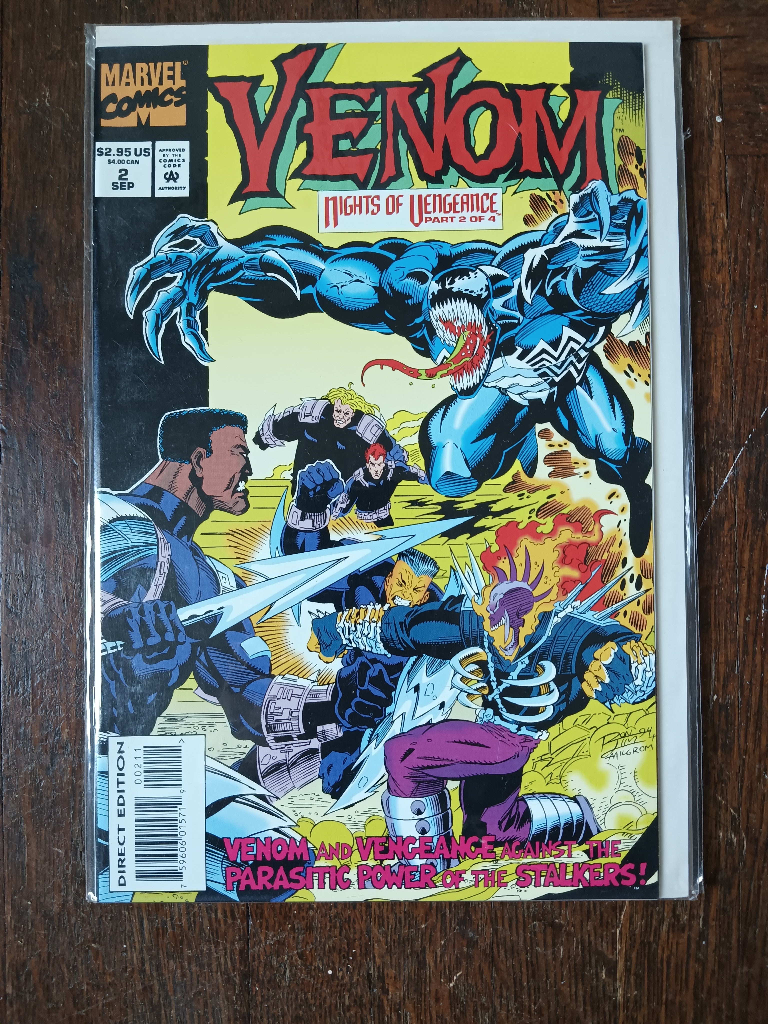 Venom: Nights of Vengeance #1-4 Complete Mini Series Direct Edition Marvel Comic Books