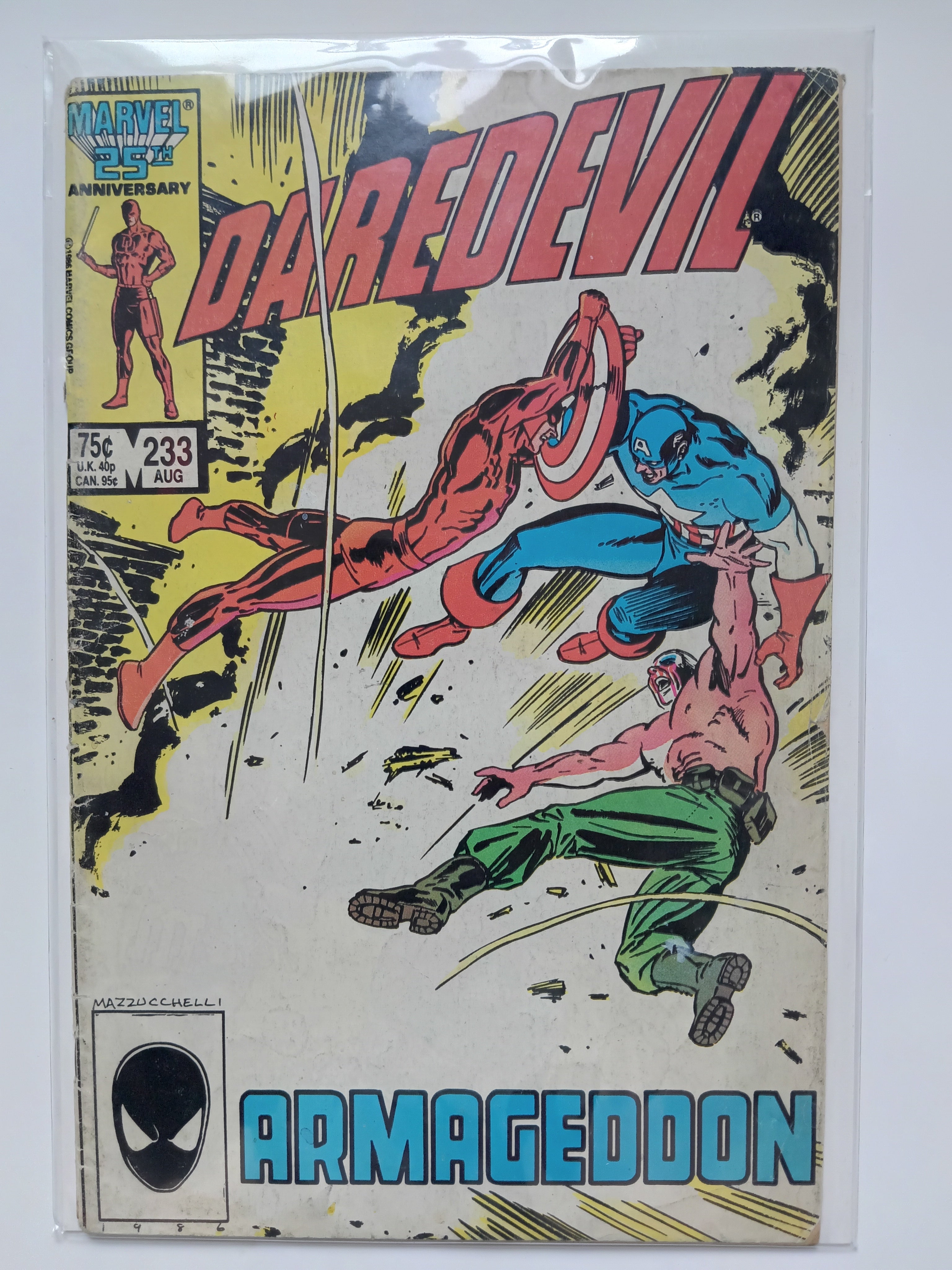 Daredevil #233 Direct Edition Marvel Comic Book