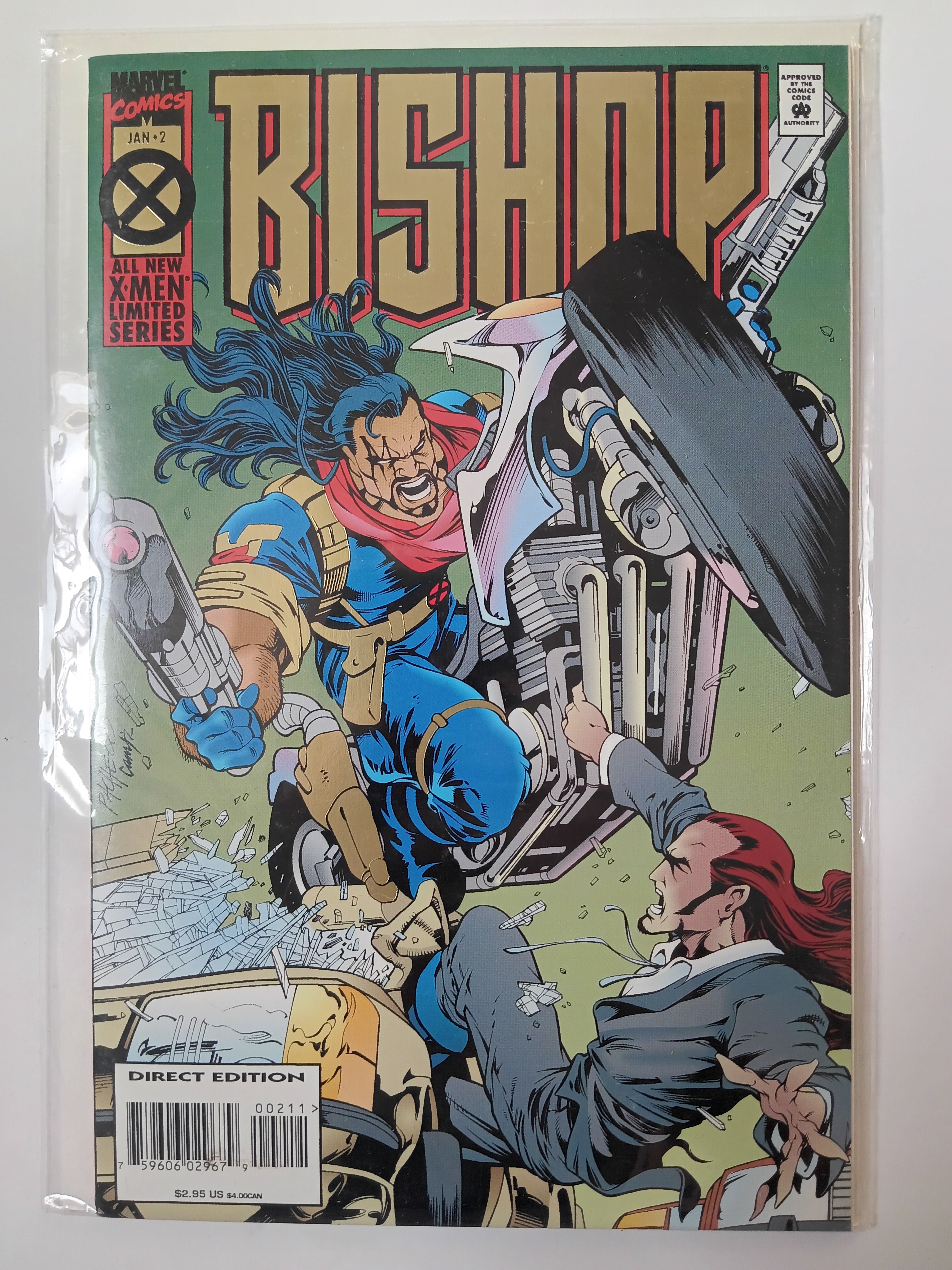 Bishop #1-4 Direct Edition Marvel Comic Books