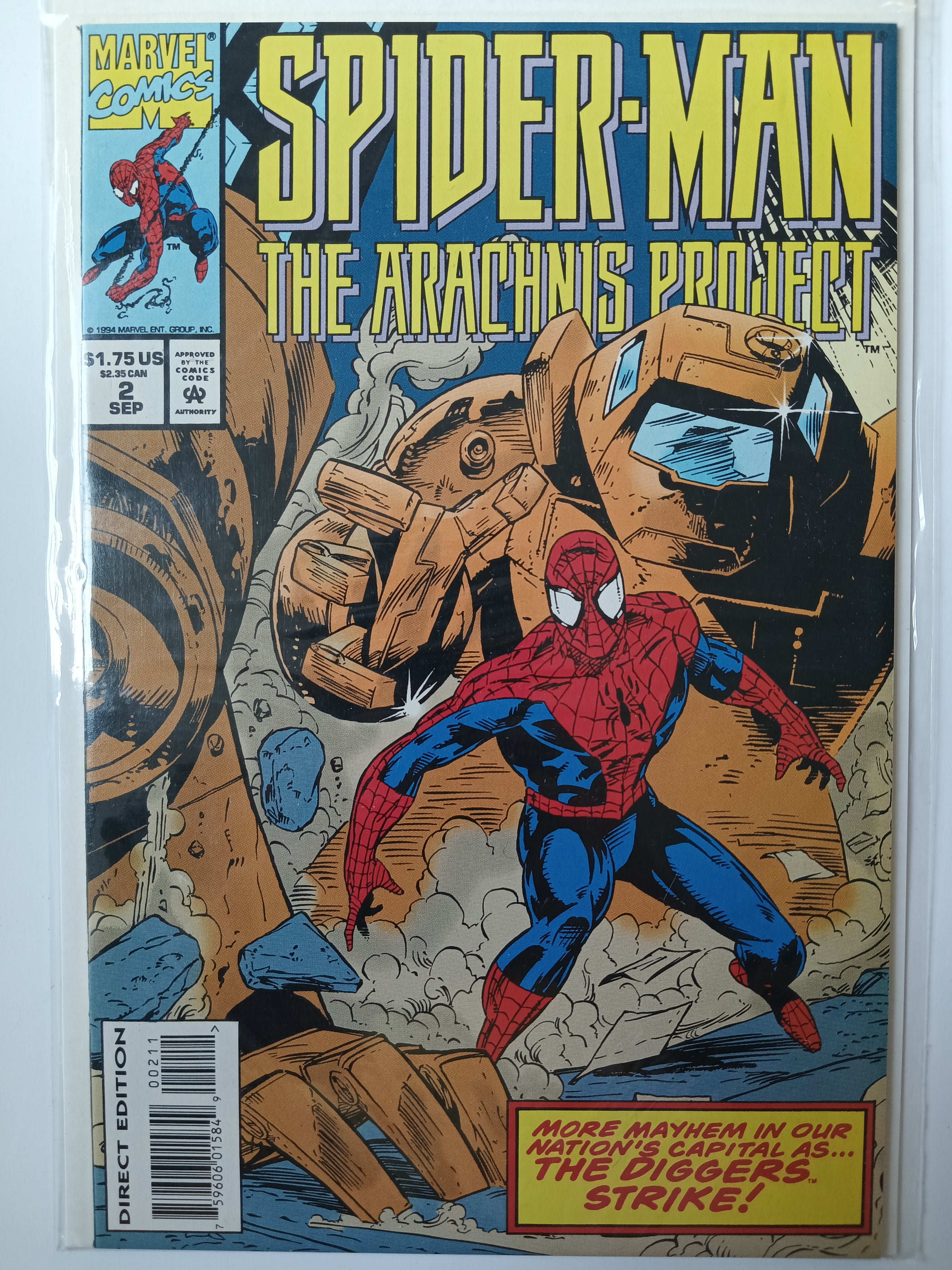 Spider-Man The Arachnis Project 1-6 Direct Edition Marvel Comic Books