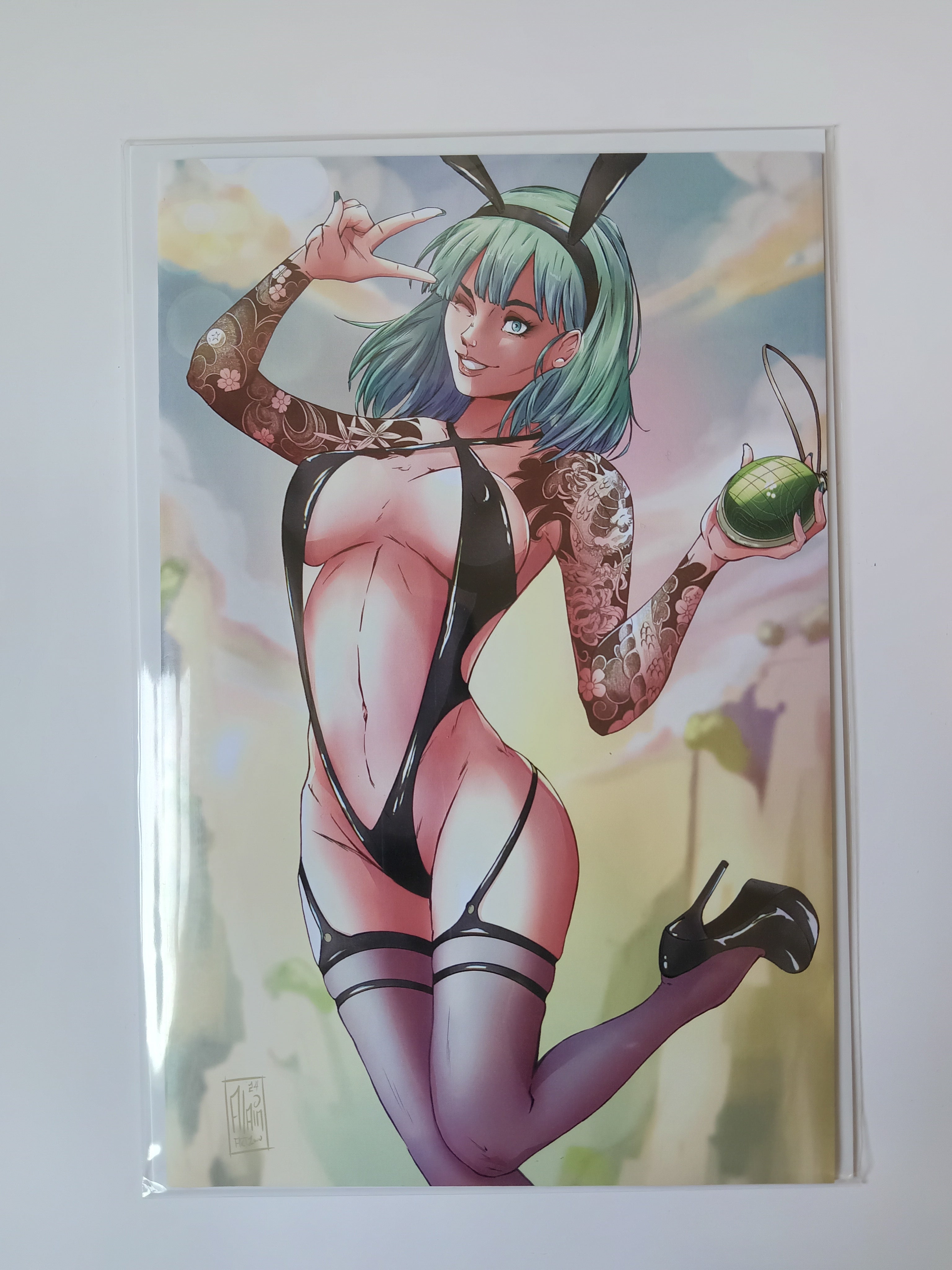 Bulma Cosplay Comic Book