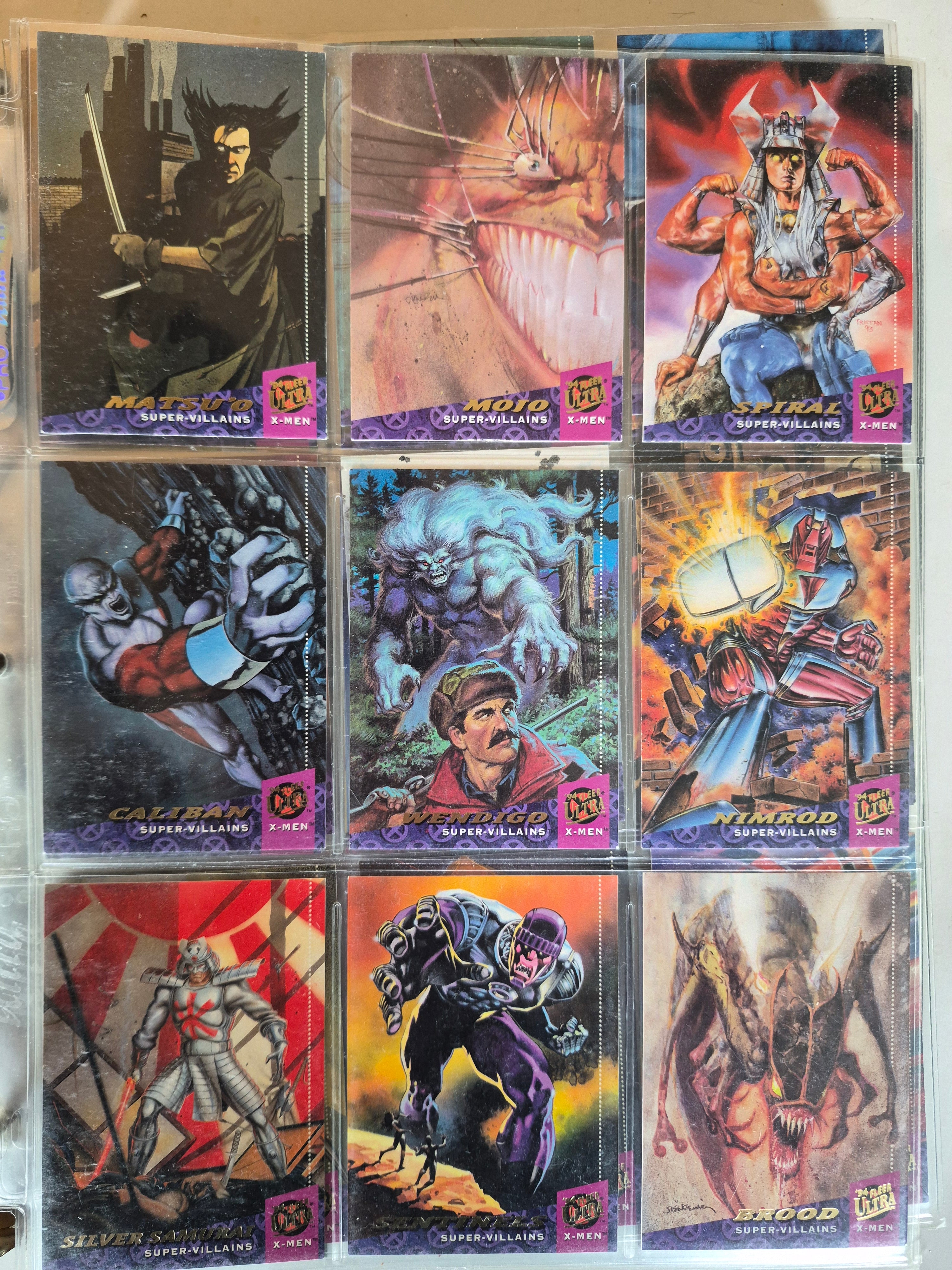 94' Fleer Ultra X-men Complete 250 Card Set