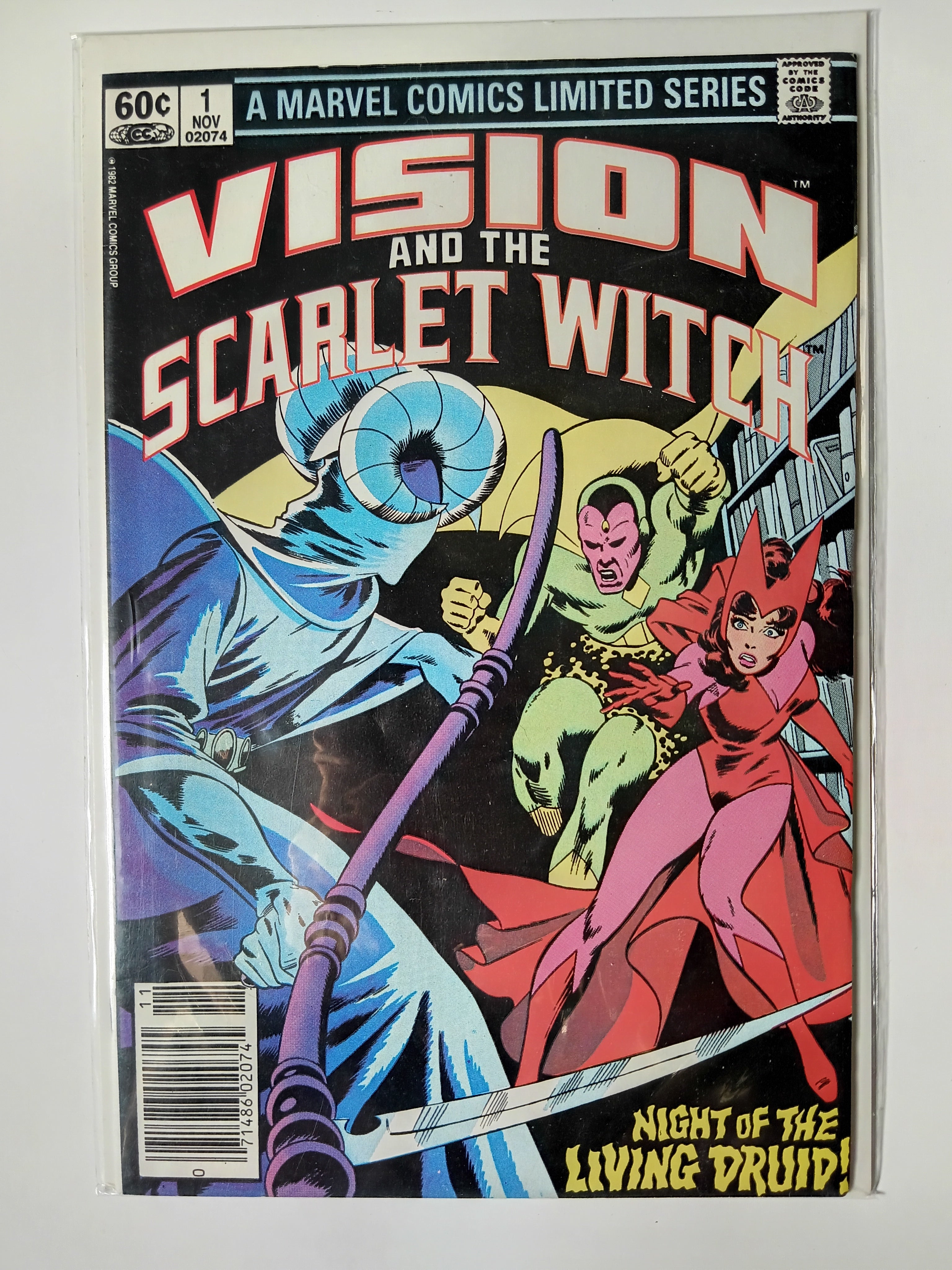Vision and the Scarlet Witch #1 1982 Marvel Comic Book Bagged and Boarded